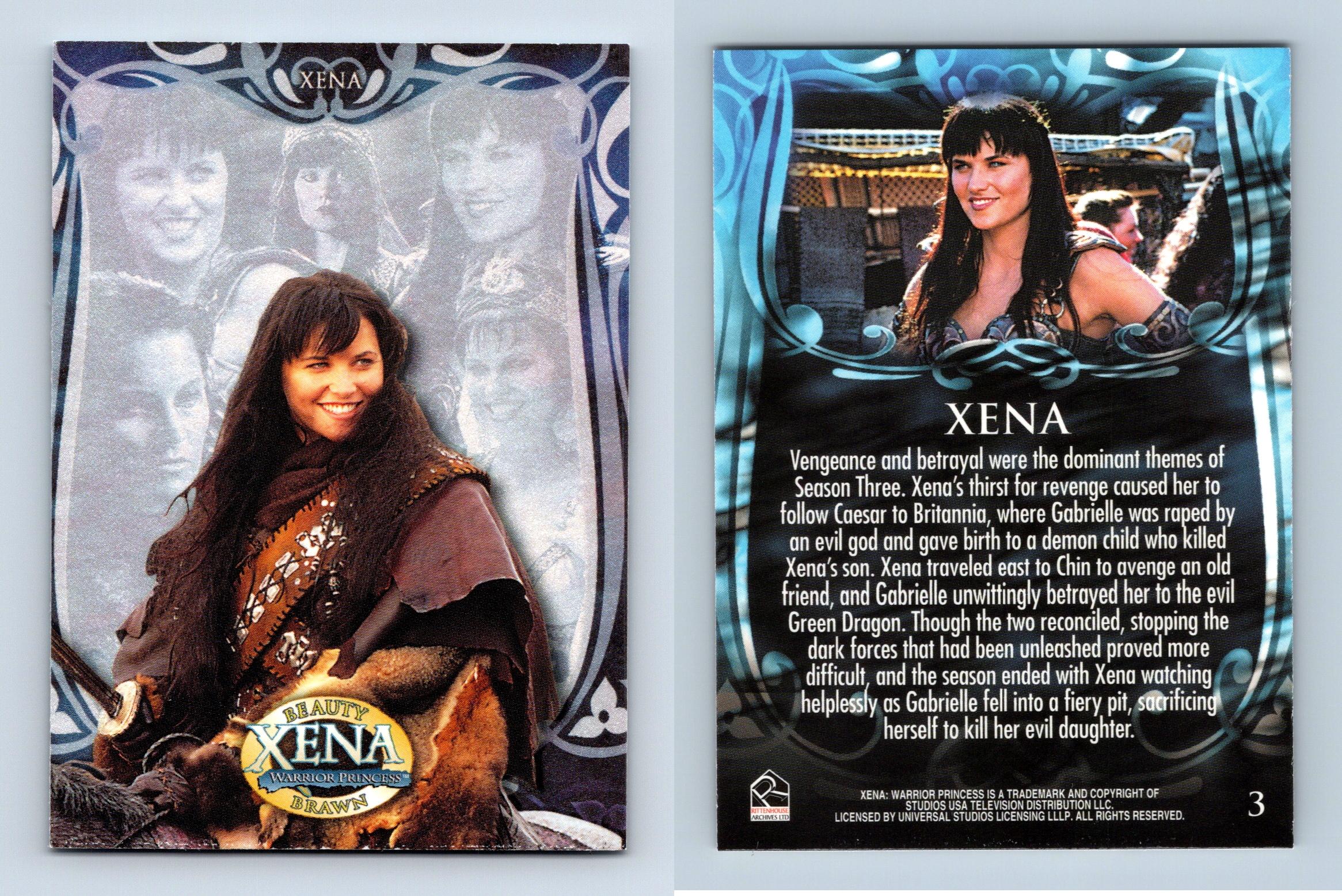 Xena #3 Xena Beauty & Brawn 2002 Rittenhouse Trading Card