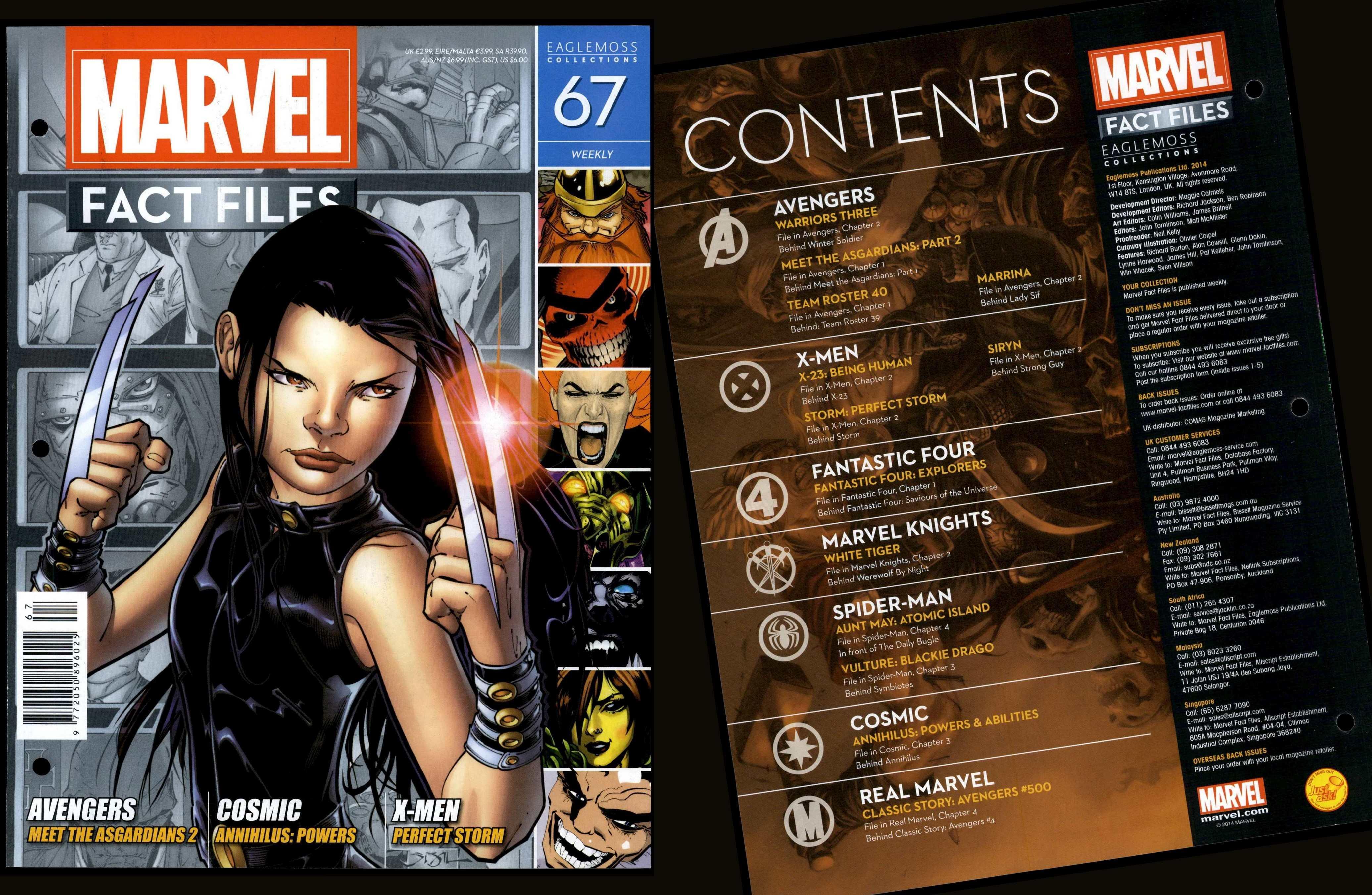 Marvel Fact Files Eaglemoss #100 Avengers - Front Cover Only