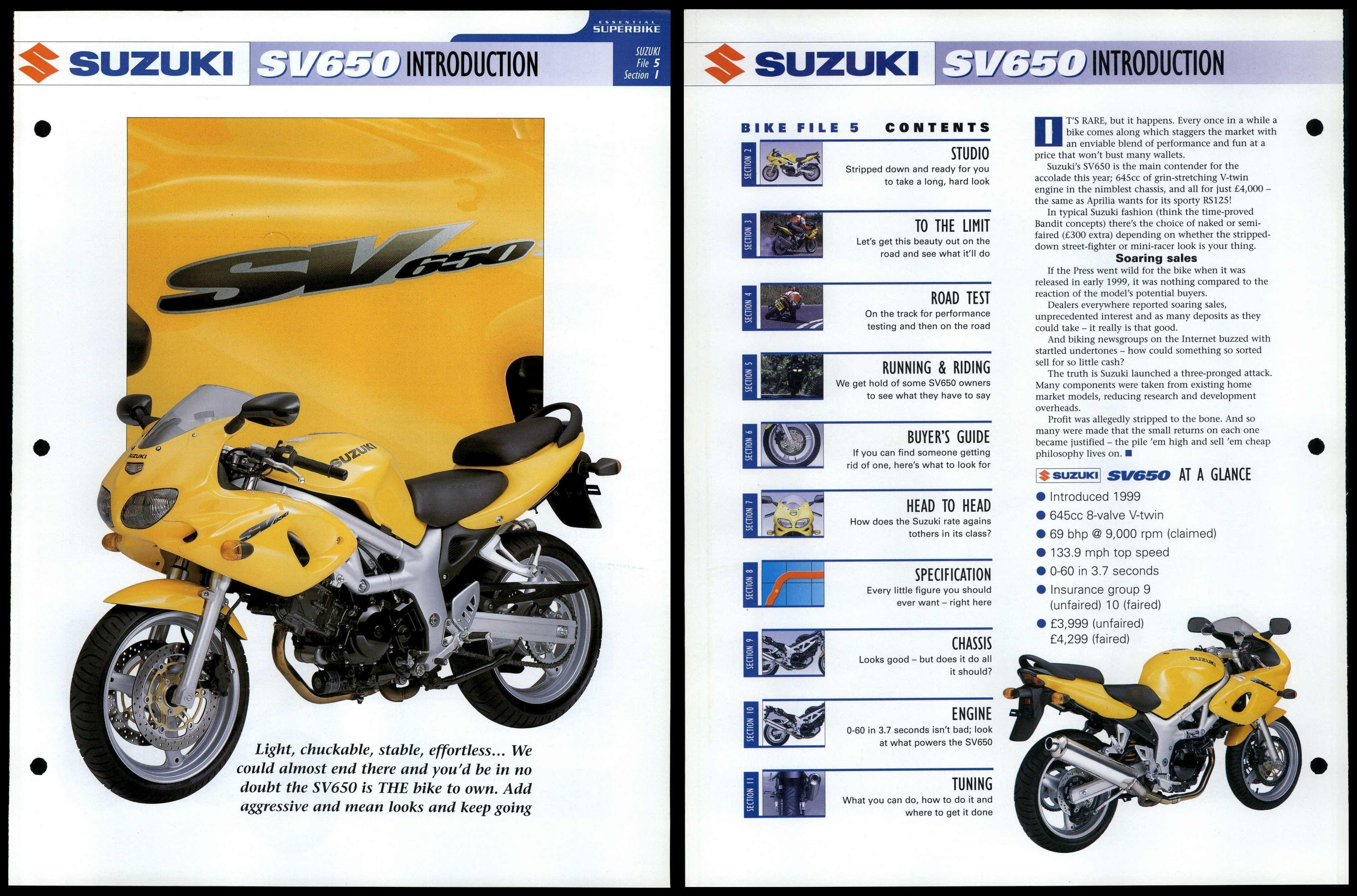 Suzuki deals sv650 horsepower