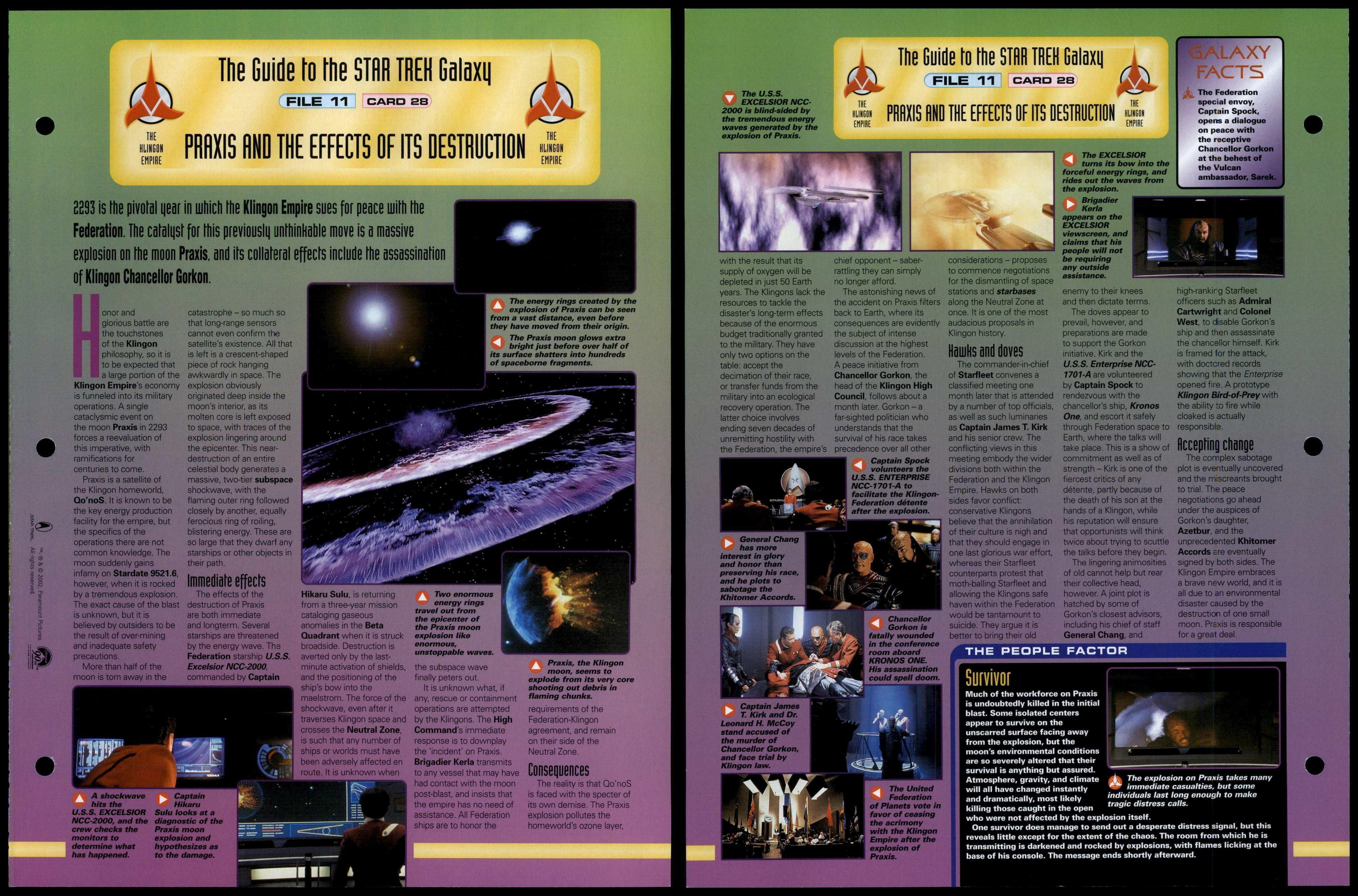 Praxis & The Effects Of Its Destruction The Klingon Empire Star