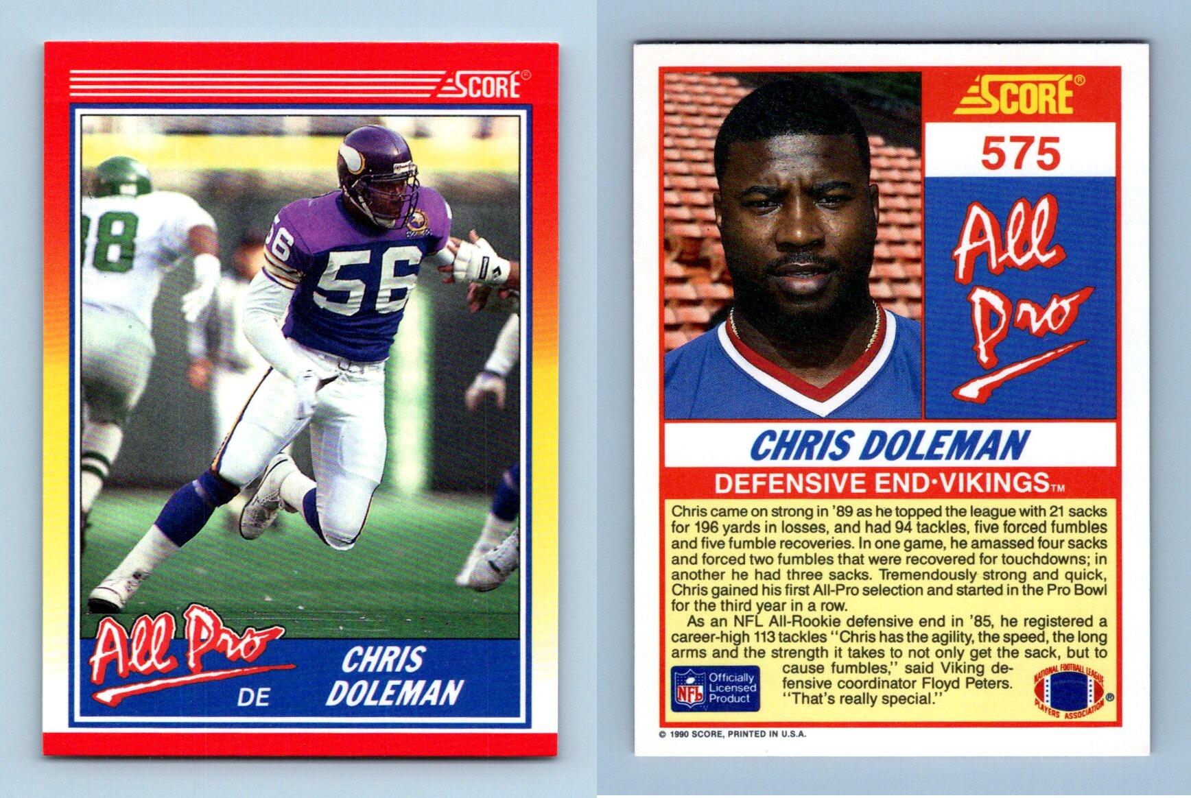 NFL Chris Doleman Signed Trading Cards, Collectible Chris Doleman Signed  Trading Cards