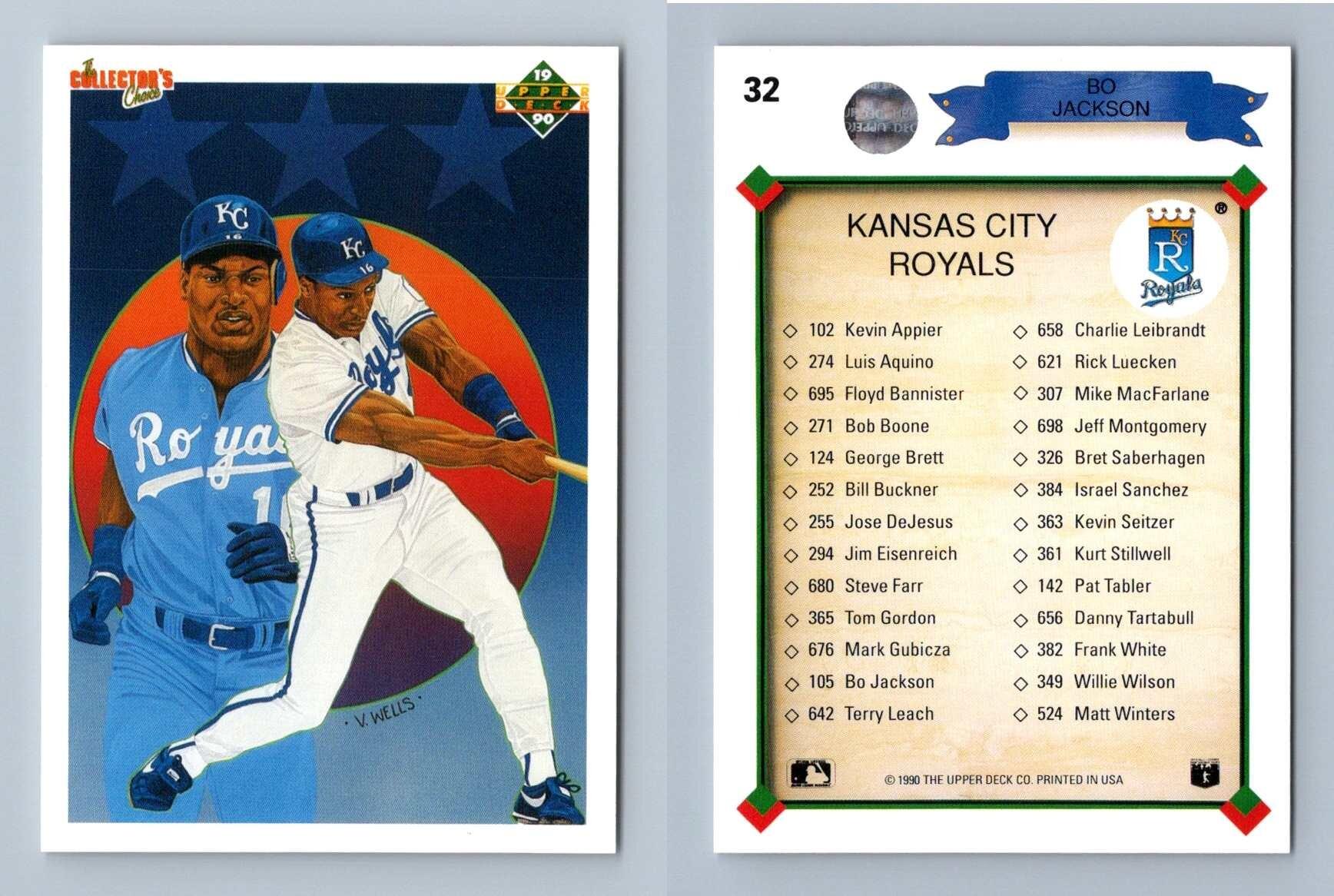 Upper Deck Bo Jackson Baseball Trading Cards