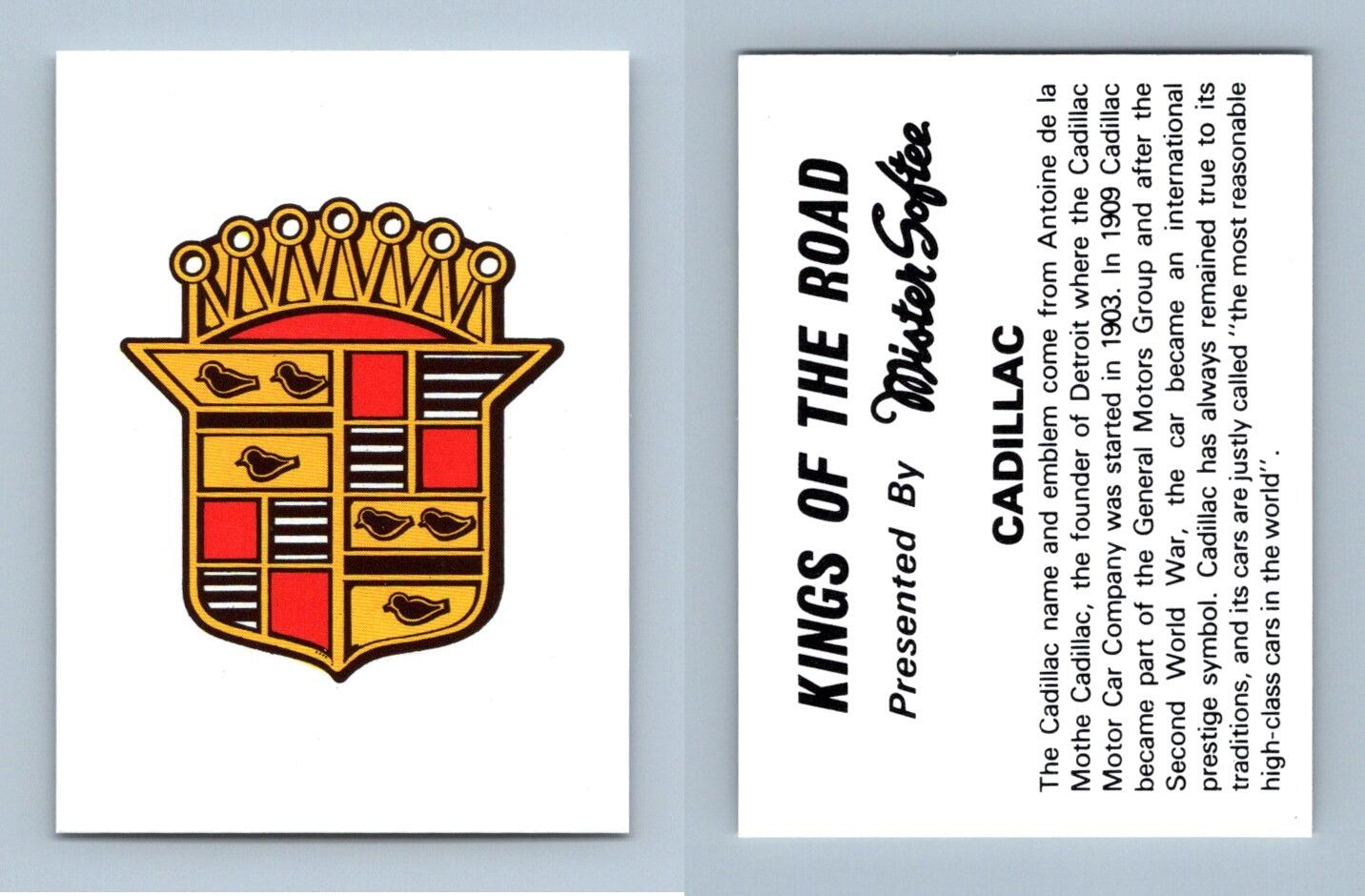 Cadillac Kings Of The Road 1977 Mister Softee Card