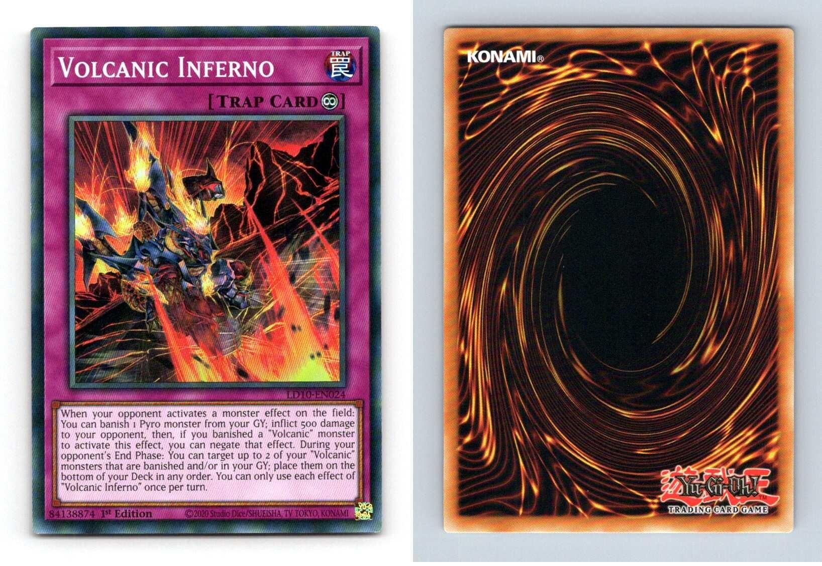 Volcanic Inferno #LD10-EN024 Yu-Gi-Oh Soulburning Volcano 1st Ed. 2023 ...