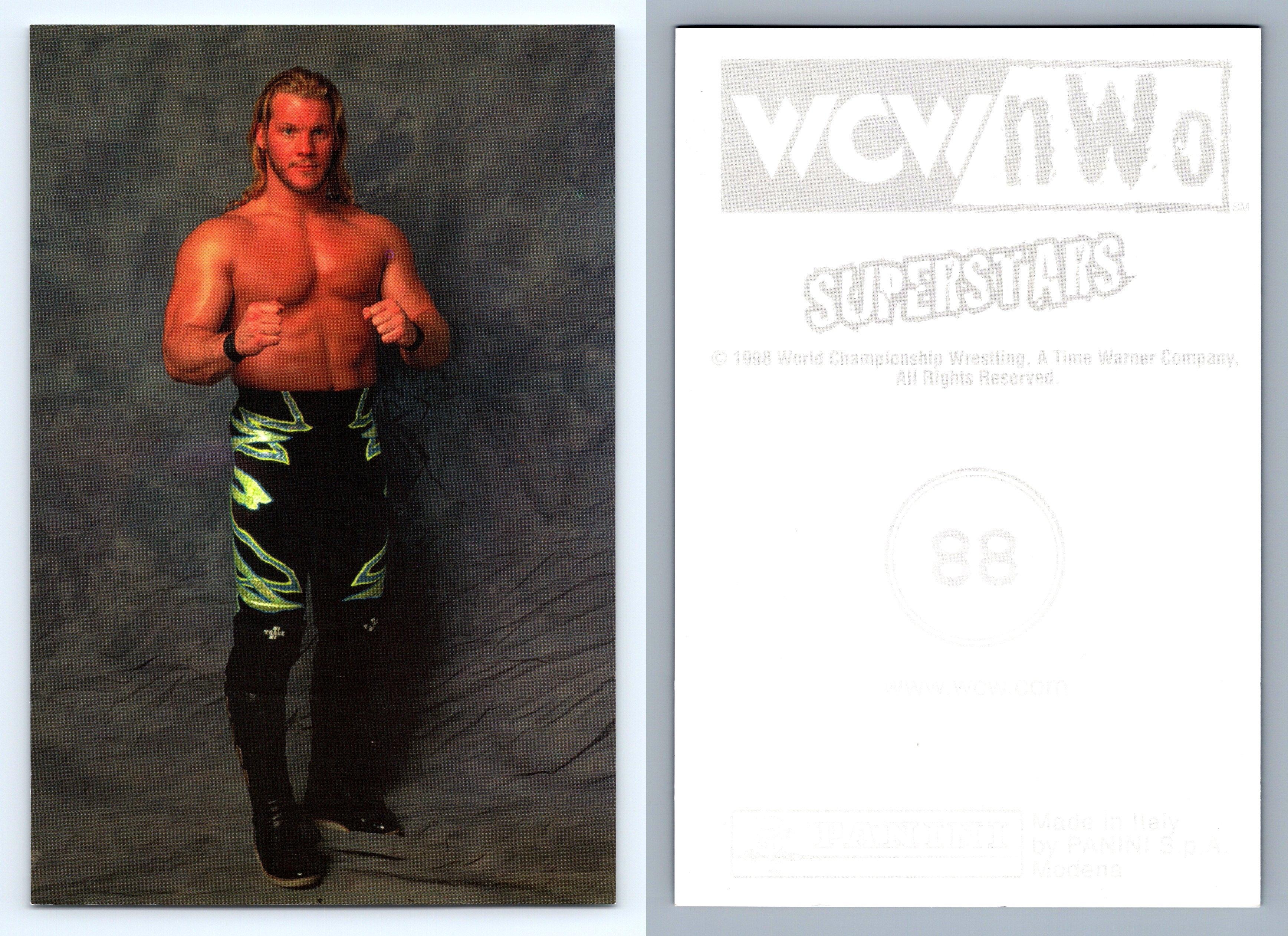 Chris Jericho 88 Wcw Nwo Wrestling Superstars 1998 Panini Photocard