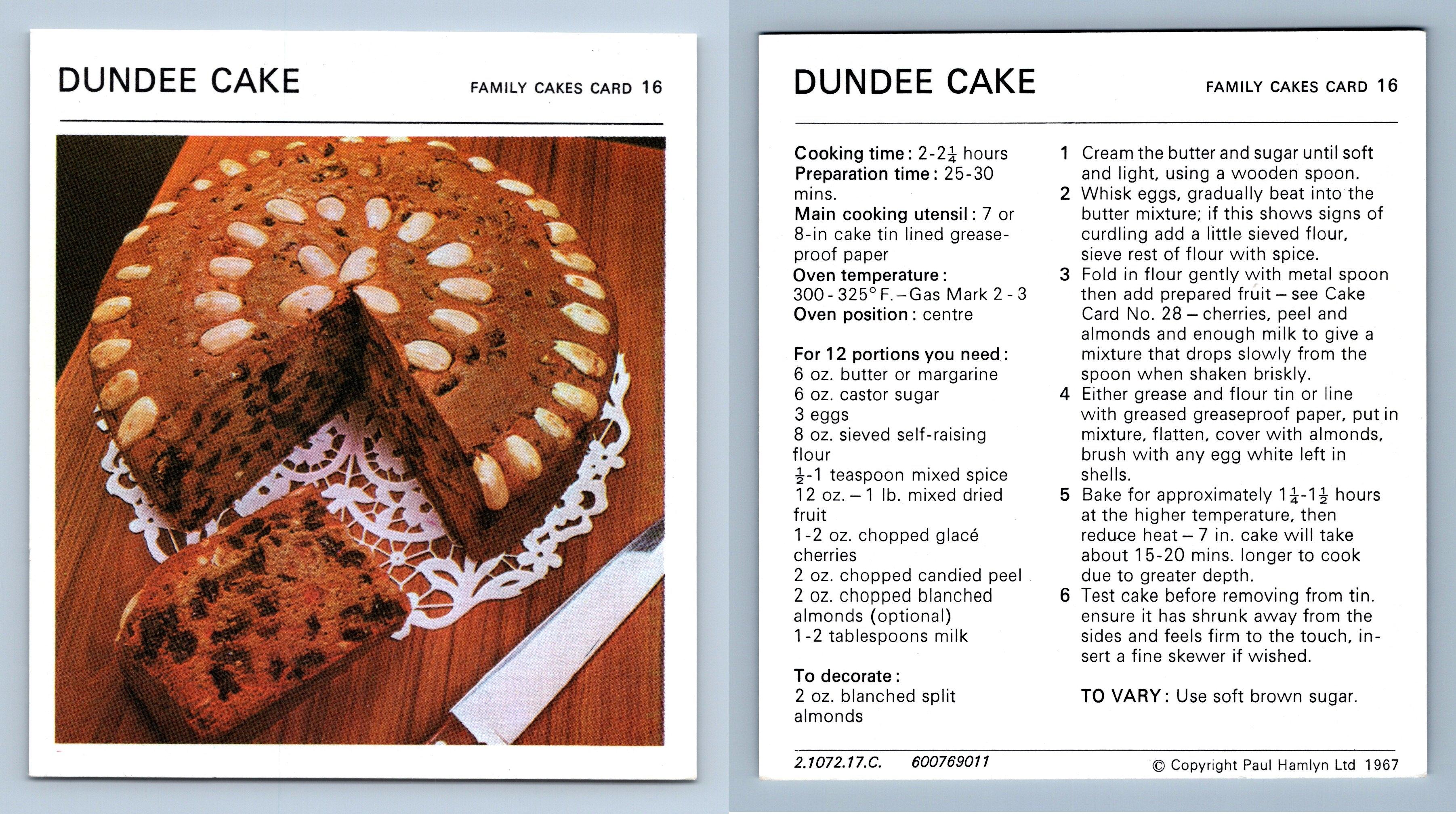 Dundee Cake - KOCHEN UND WHISKY