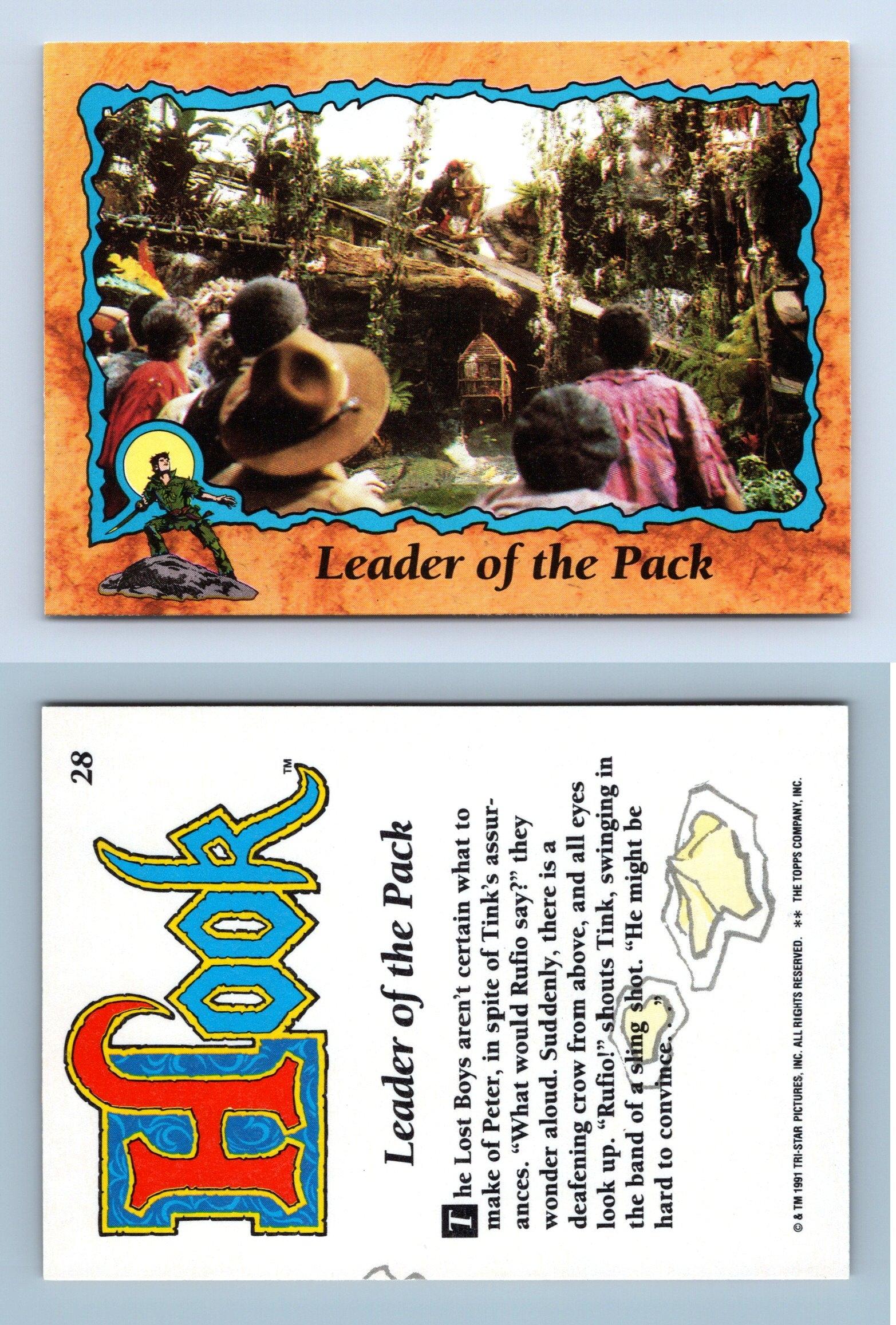 Leader Of The Pack #28 Hook 1991 Topps Trading Card