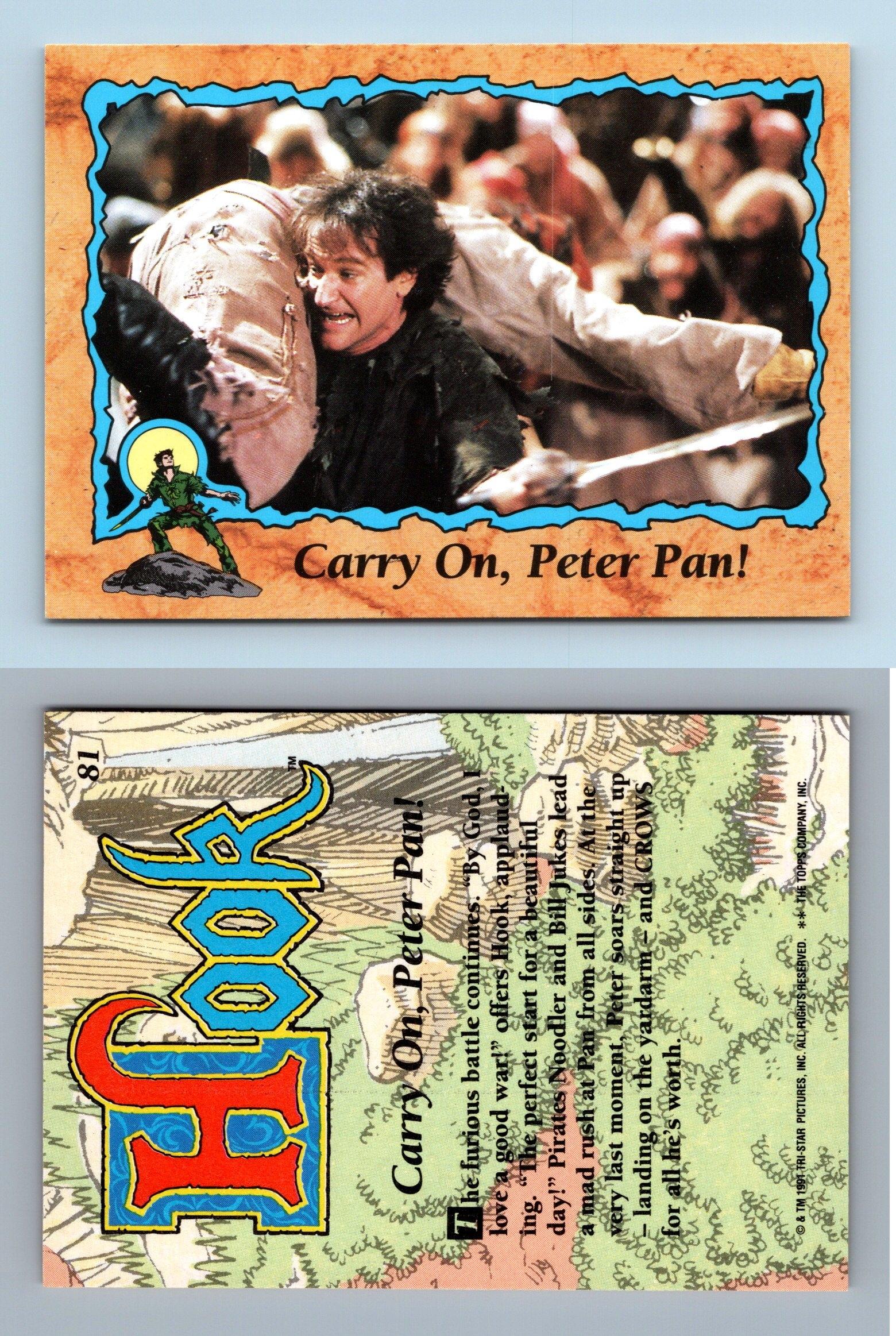 Return To Neverland #1 Hook 1991 Topps Trading Card