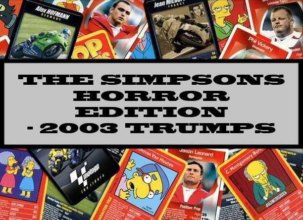 The Simpsons Horror Edition - 2003 Winning Moves