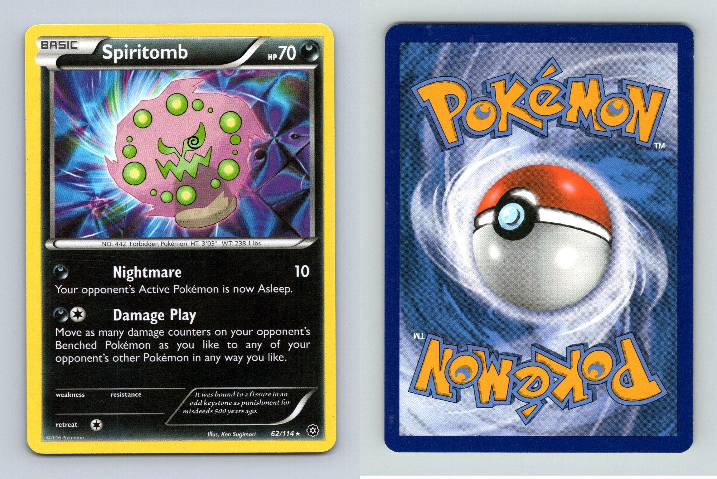 Pokemon - Spiritomb (62/114) - XY Steam Siege