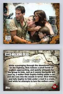 PRAYING FOR A MIRACLE Walking Dead Road To Alexandria BASE Trading Card #49 