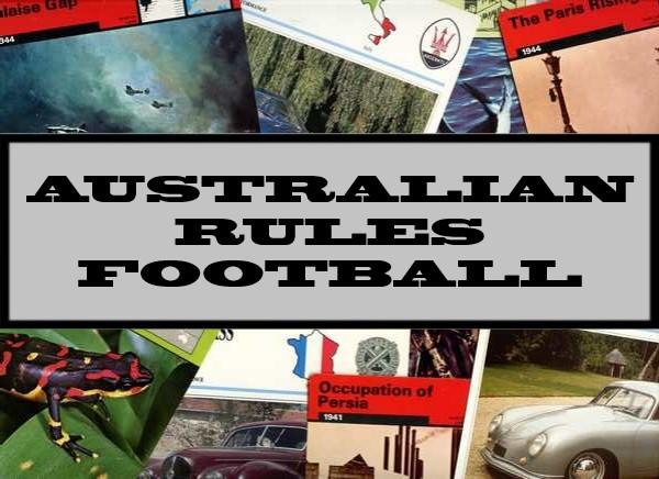 Australian Rules Fotbball