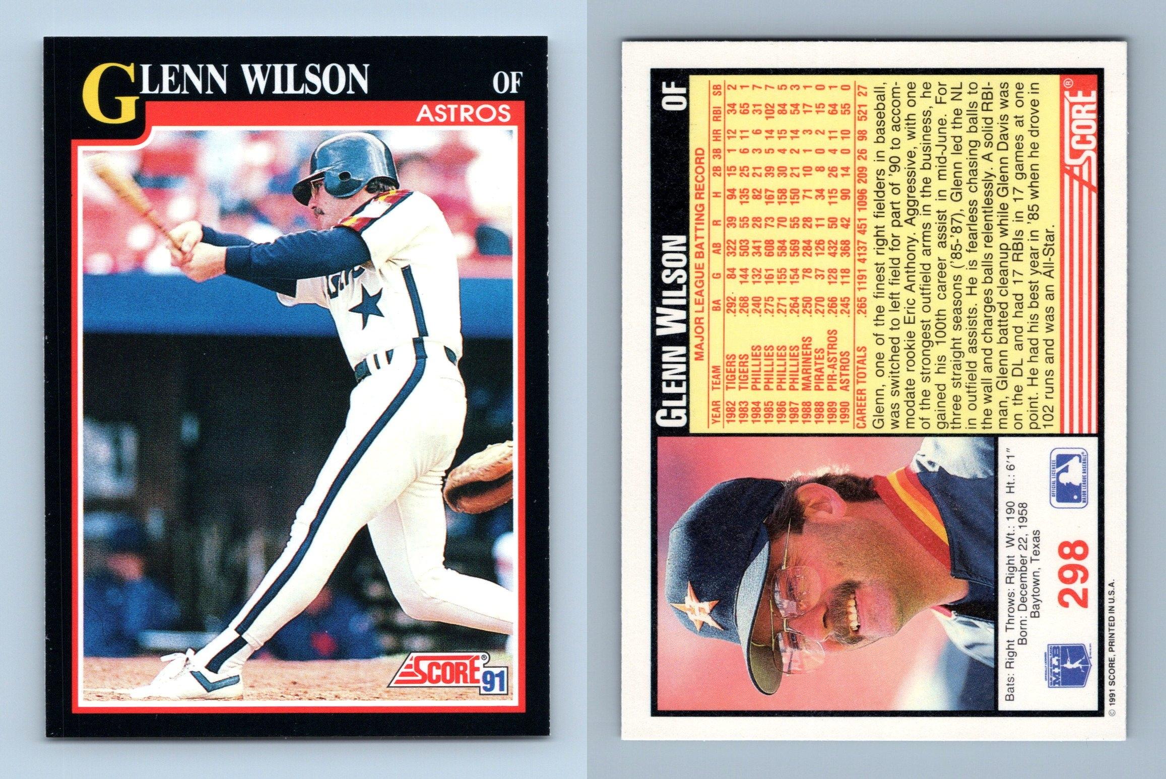 Glenn Wilson Baseball Cards