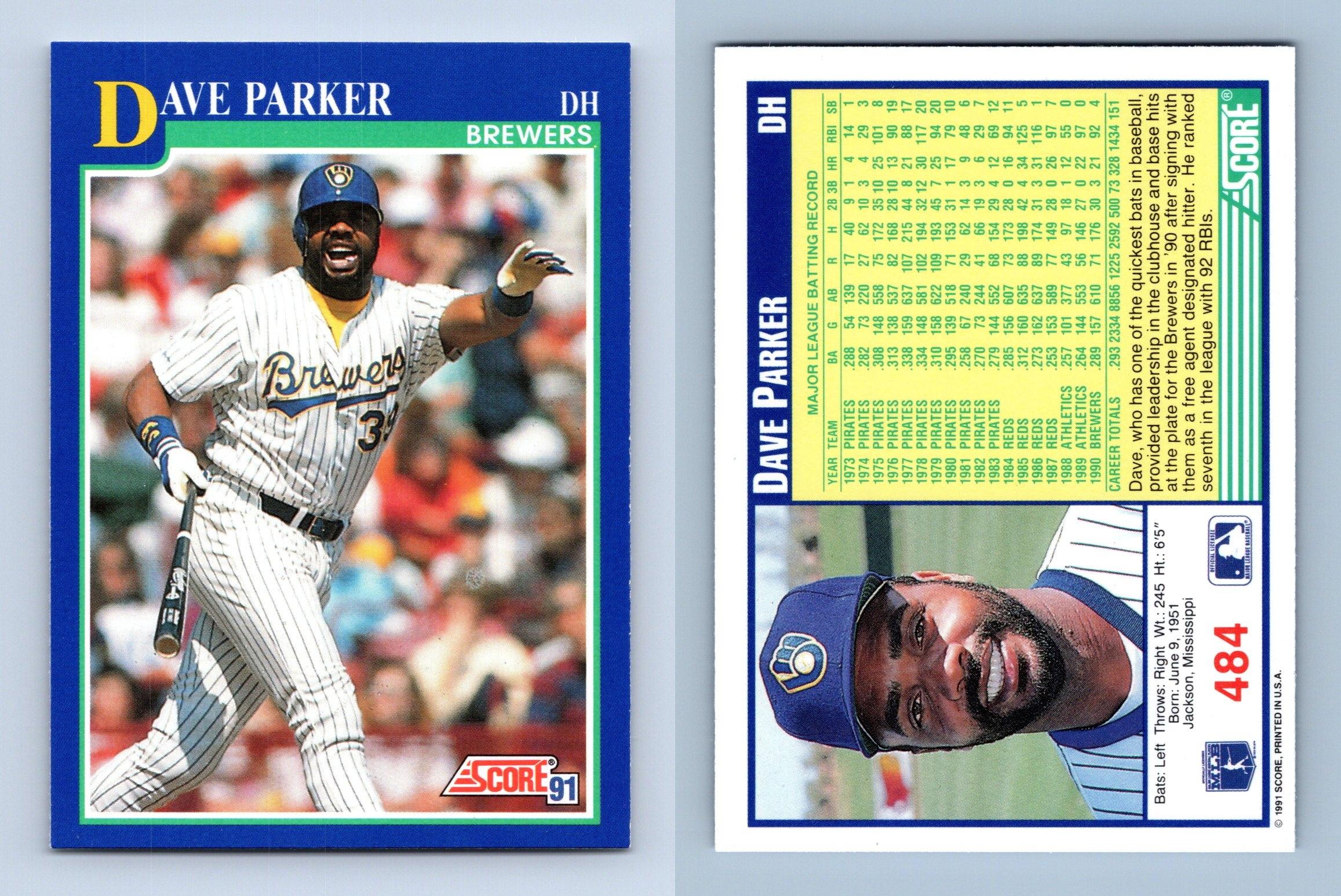 Other, Baseball Card Dave Parker 484 Score91