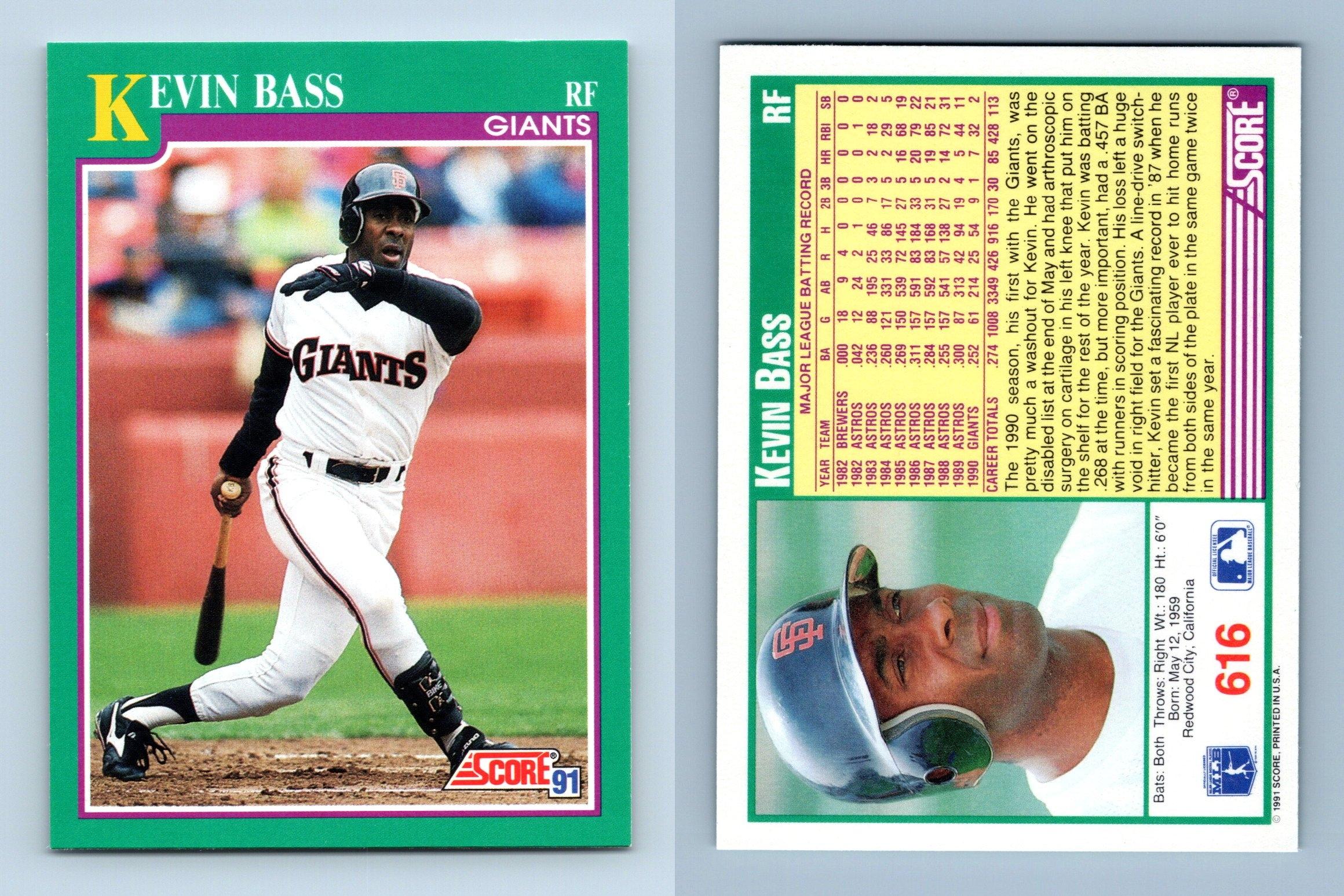 Kevin Bass - Trading/Sports Card Signed