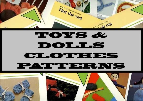 Toys & Dolls Clothes Patterns