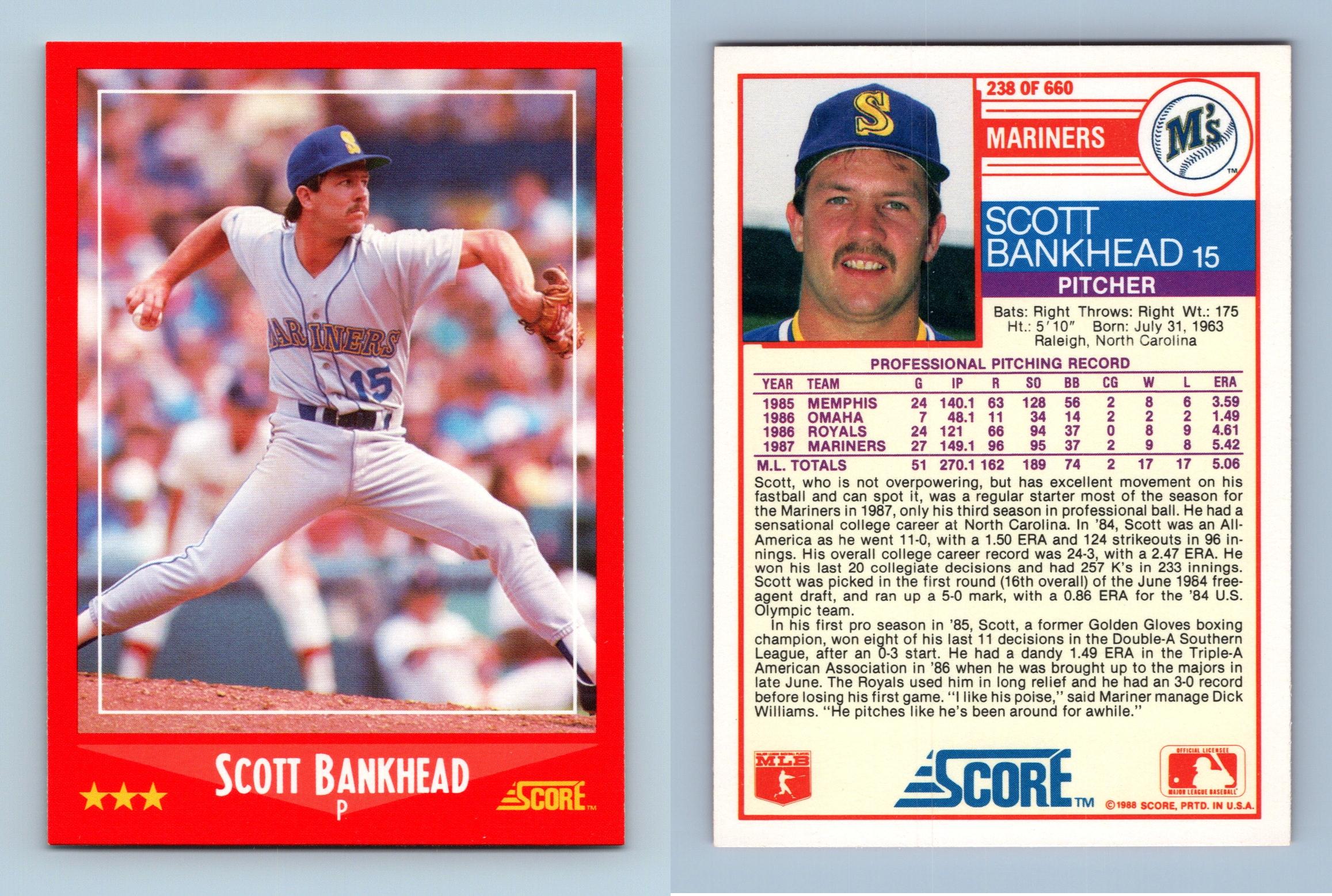 Ron Guidry - Yankees #342 Score 1989 Baseball Trading Card