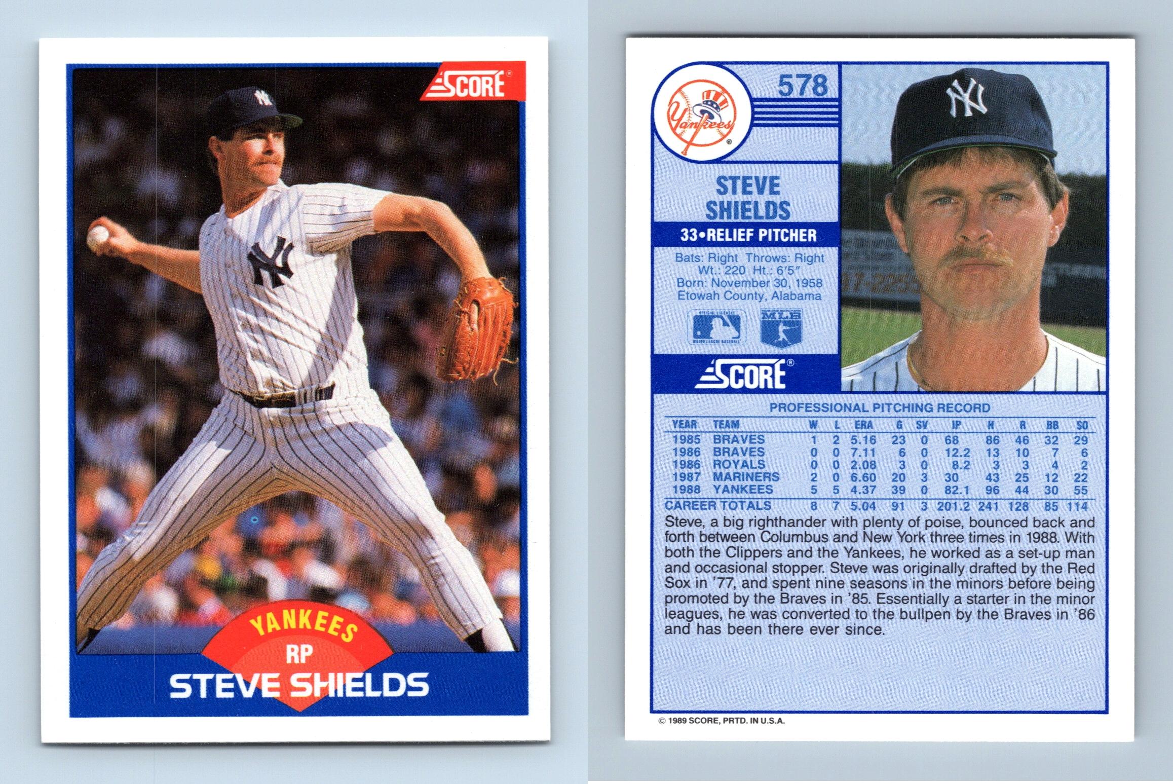 Andy Van Slyke - Pirates #174 Score 1989 Baseball Trading Card