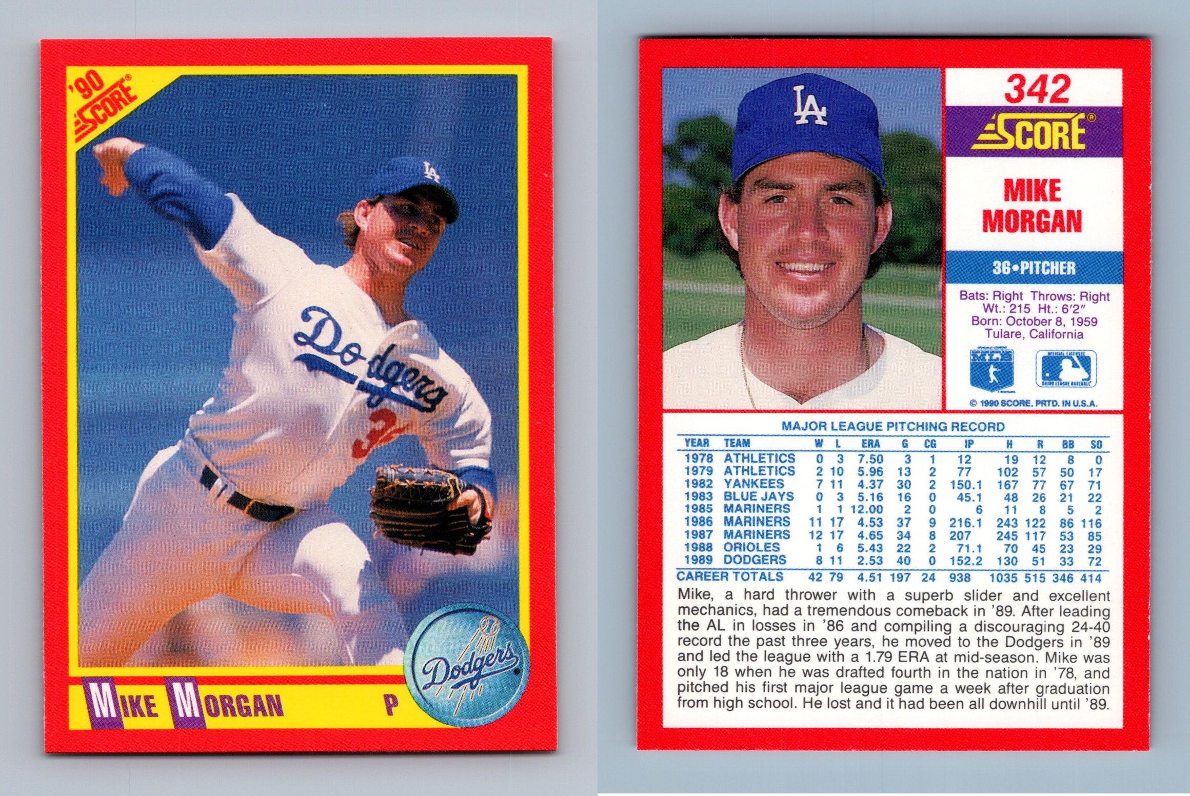 Dave Winfield - Yankees #307 Score 1990 Baseball Trading Card