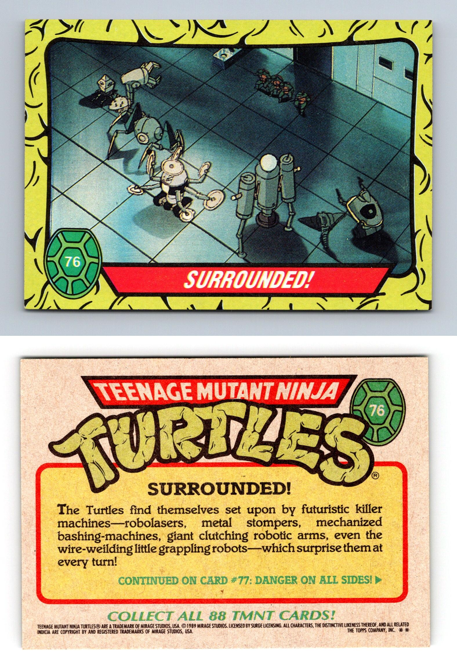 Sold 1989 complete set of teenage mutant ninja turtle cards