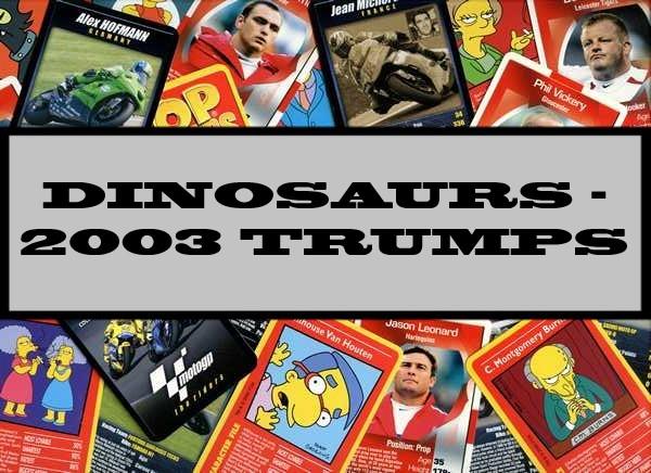 Dinosaurs - 2003 Winning Moves