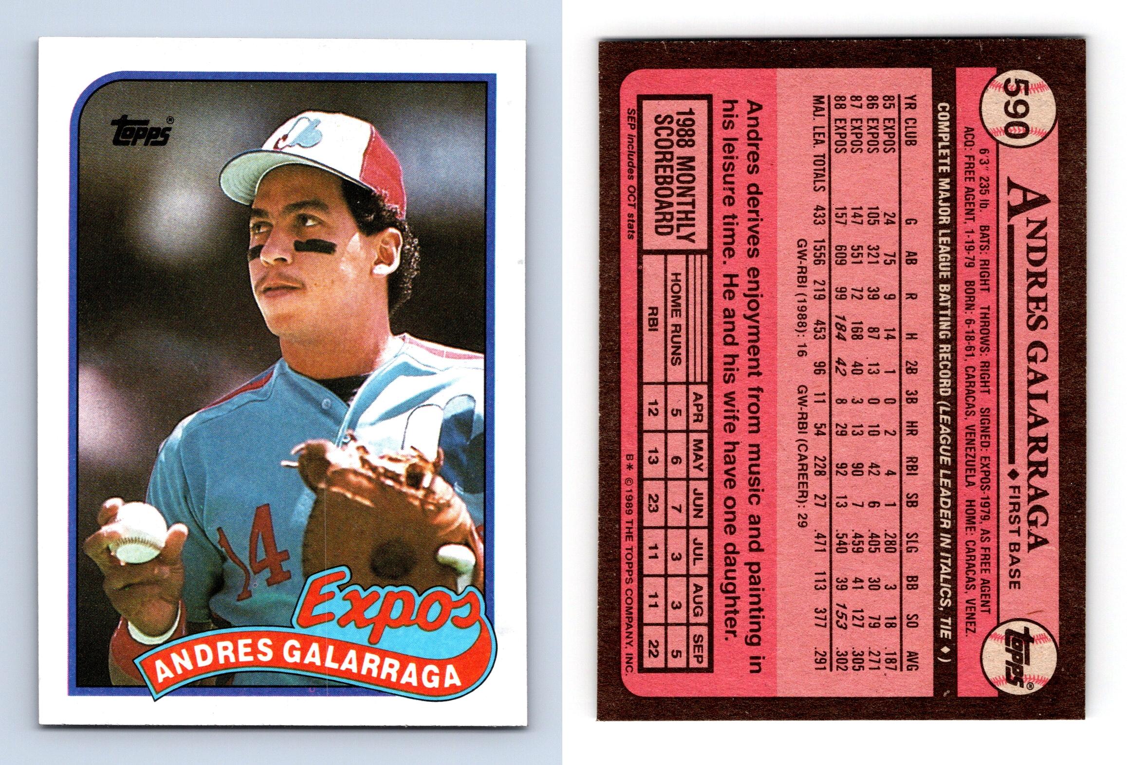 1989 Topps 386 Andres Galarraga AS (Baseball Cards)