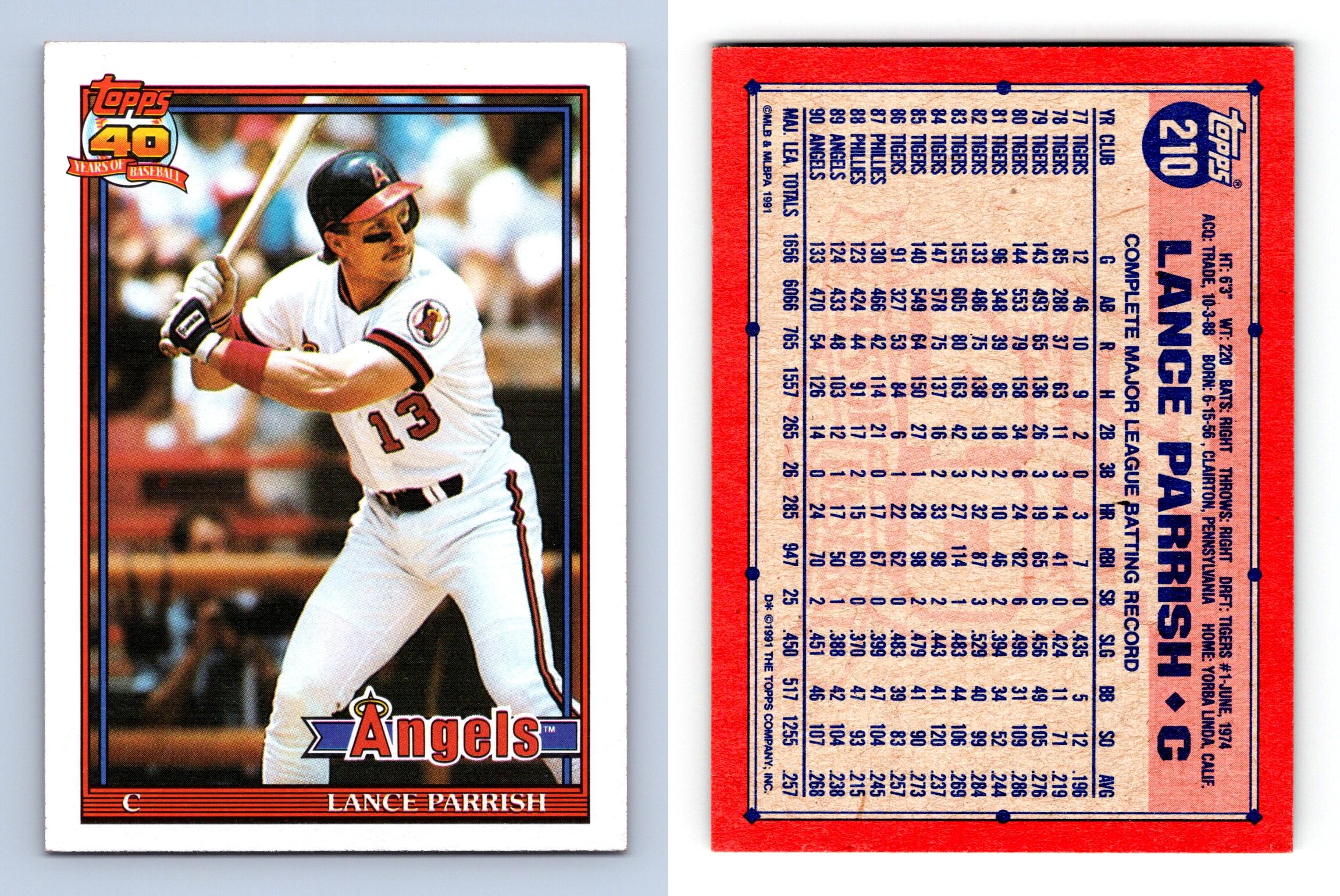 1981 Topps & Topps Traded Lance Parrish