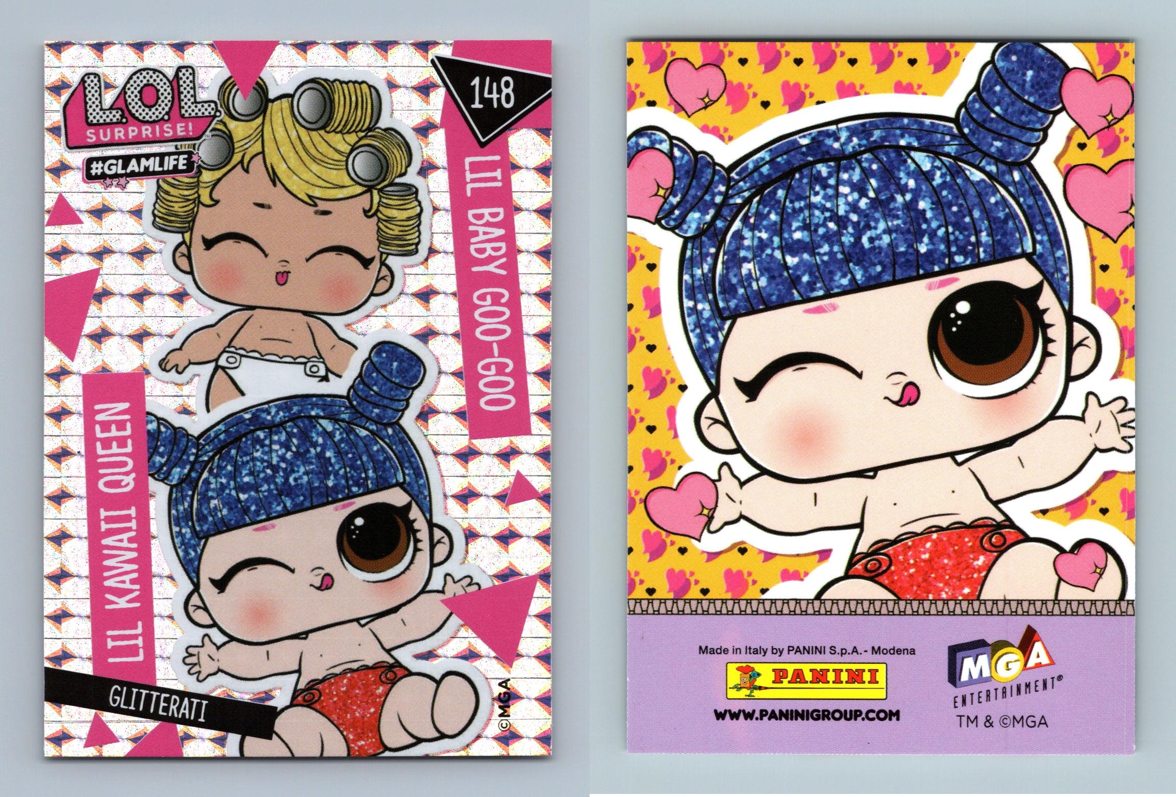 Lil Kawaii Queen 148 LOL Surprise Glamlife 2019 Pop Glitter Trading Card