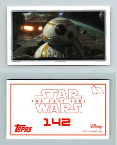 TOPPS Sticker 85 Star Wars Die letzten Jedi 