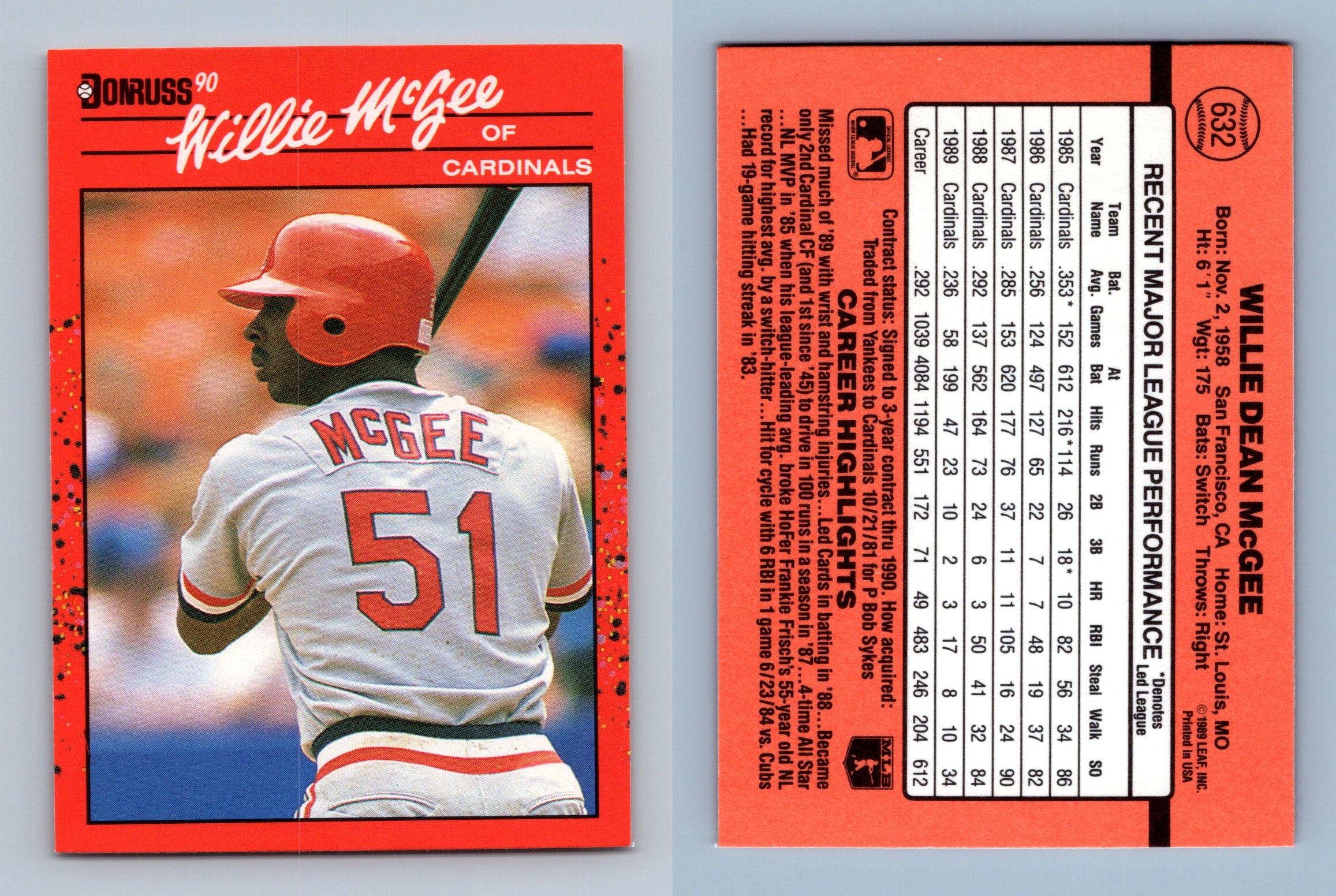 Other, Baseball Card Willie Mcgee 64