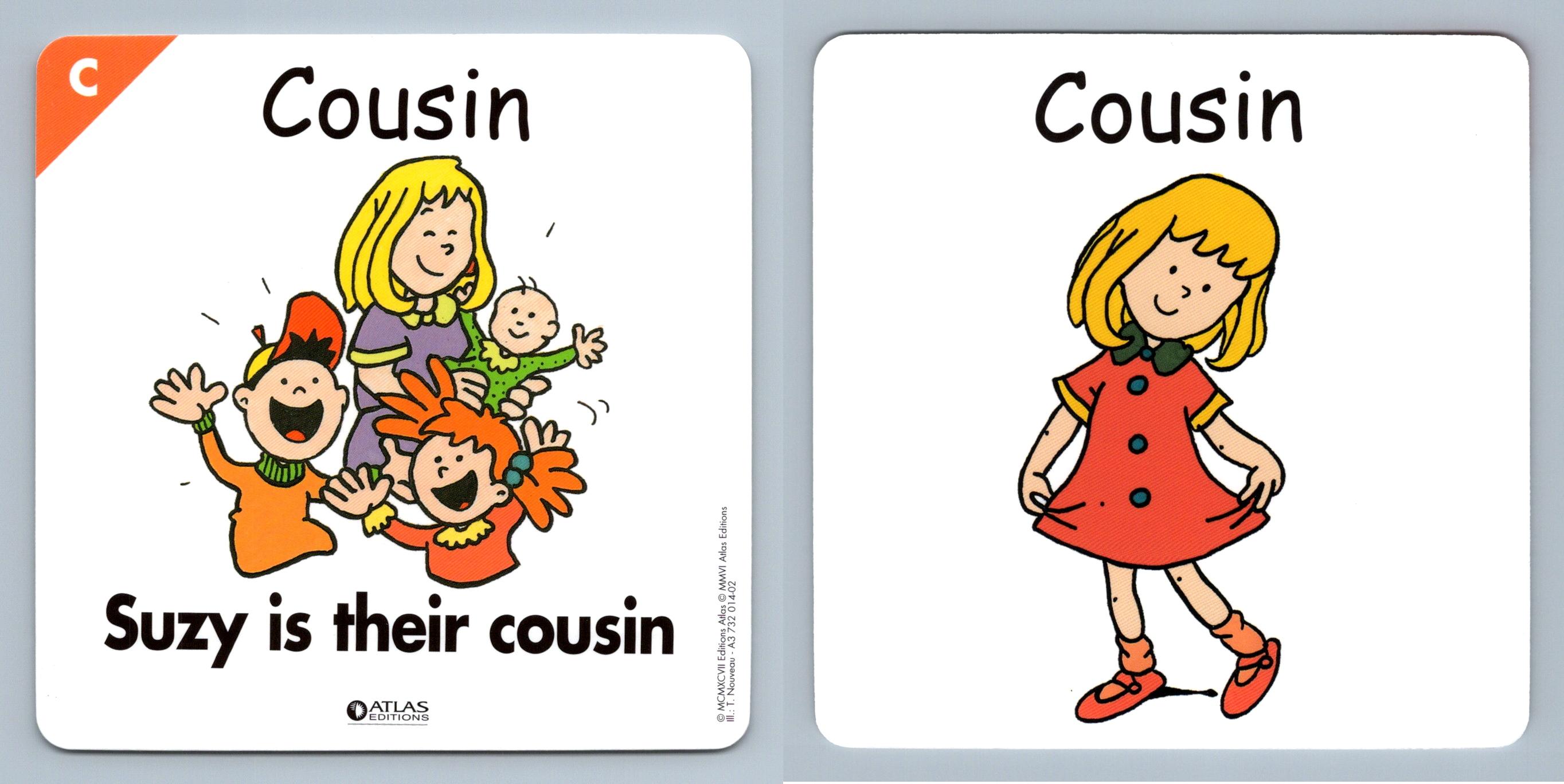 Cousin C Atlas Editions Play Learn Flash Card