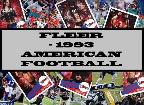 Fleer 1993 American Football