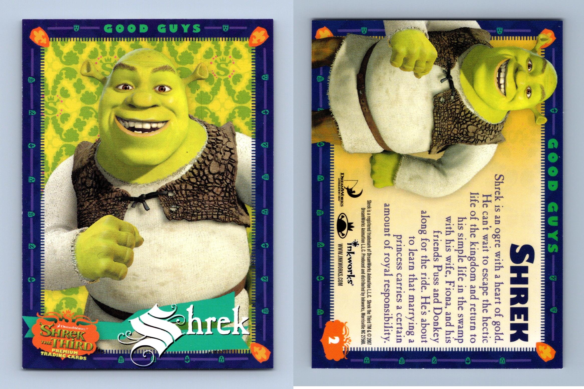 Shrek #2 Shrek The Third 2007 Inkworks Trading Card