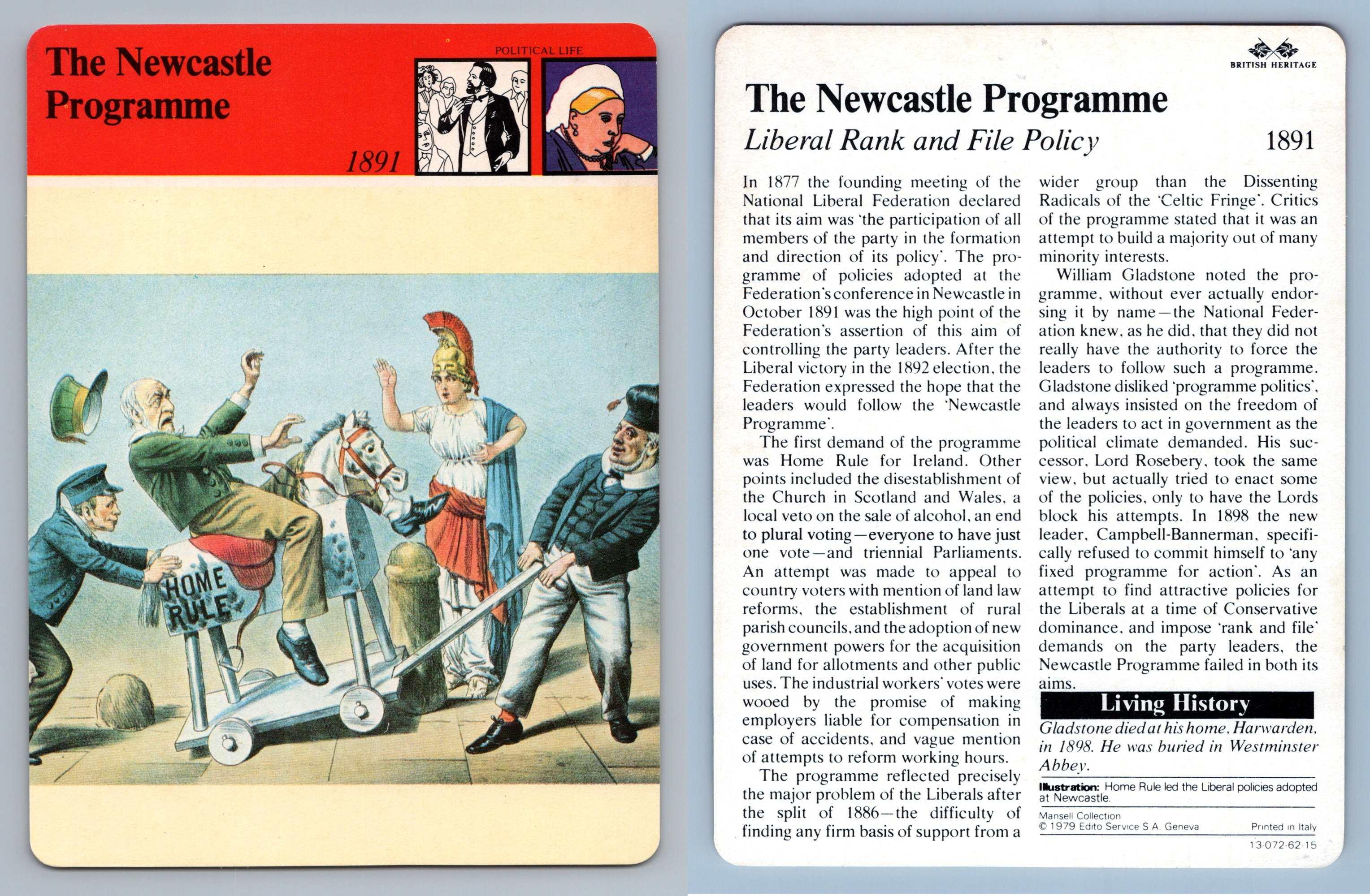 Newcastle Programme - Political - British Heritage Edito-Service SA ...