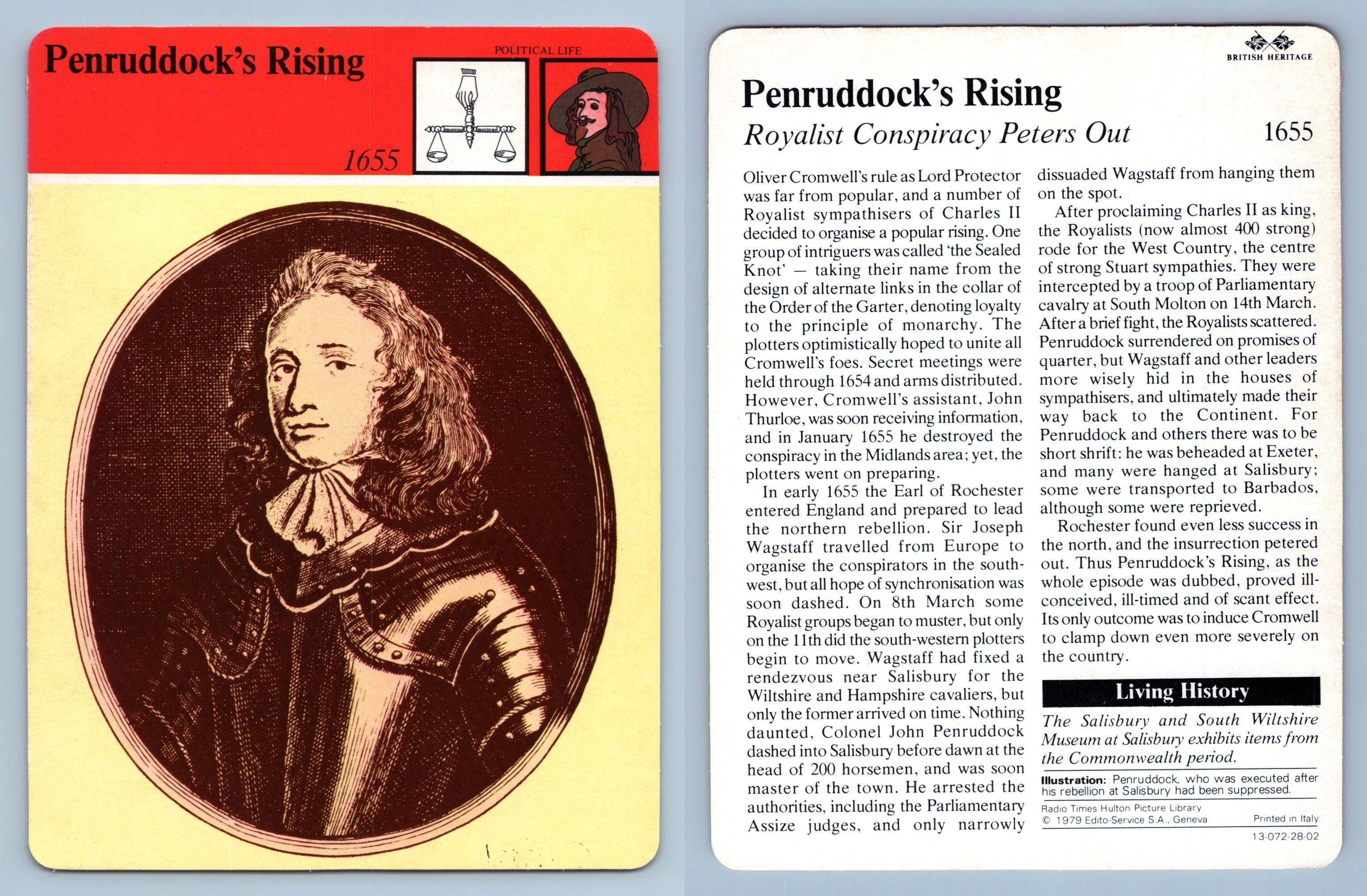 Penruddock's Rising Political British Heritage EditoService SA