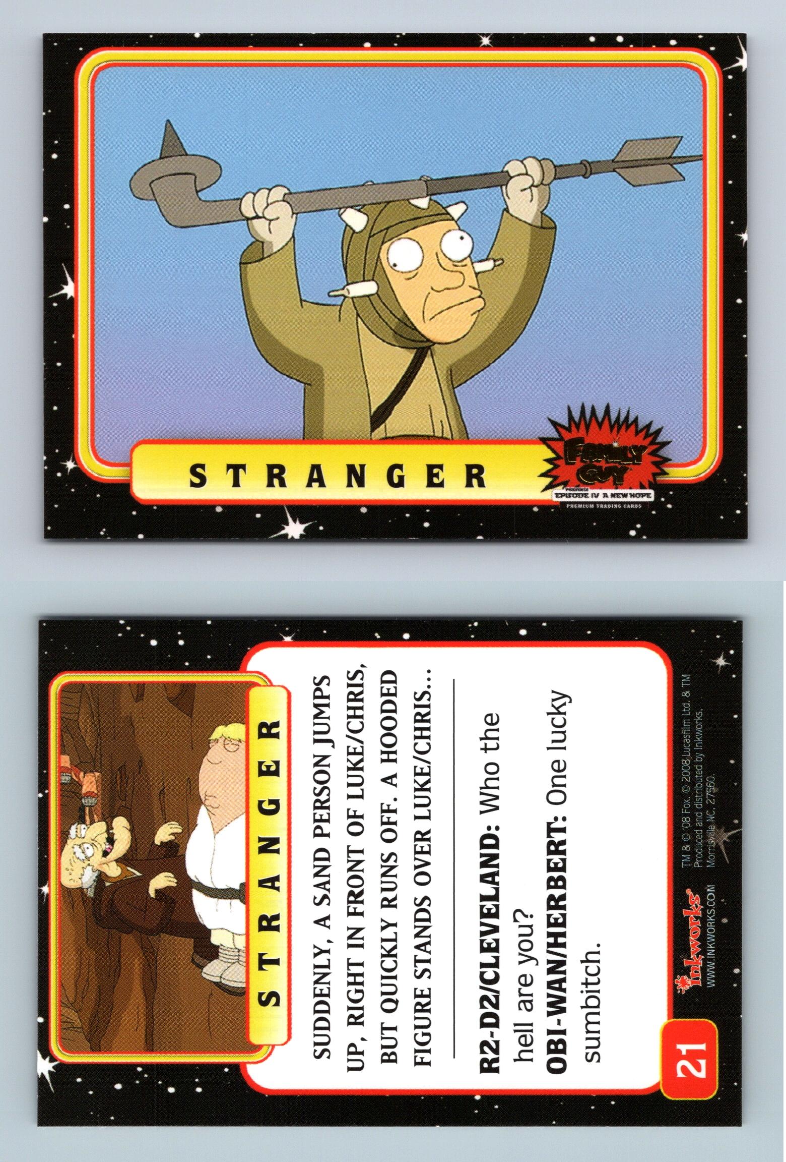 Save The Couch #40 Family Guy A New Hope Trading Card