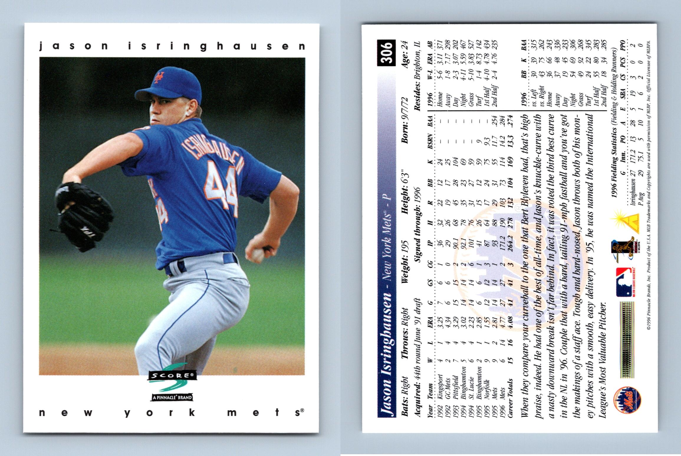 Mike Mussina - Orioles #519 Score 1997 Baseball Trading Card