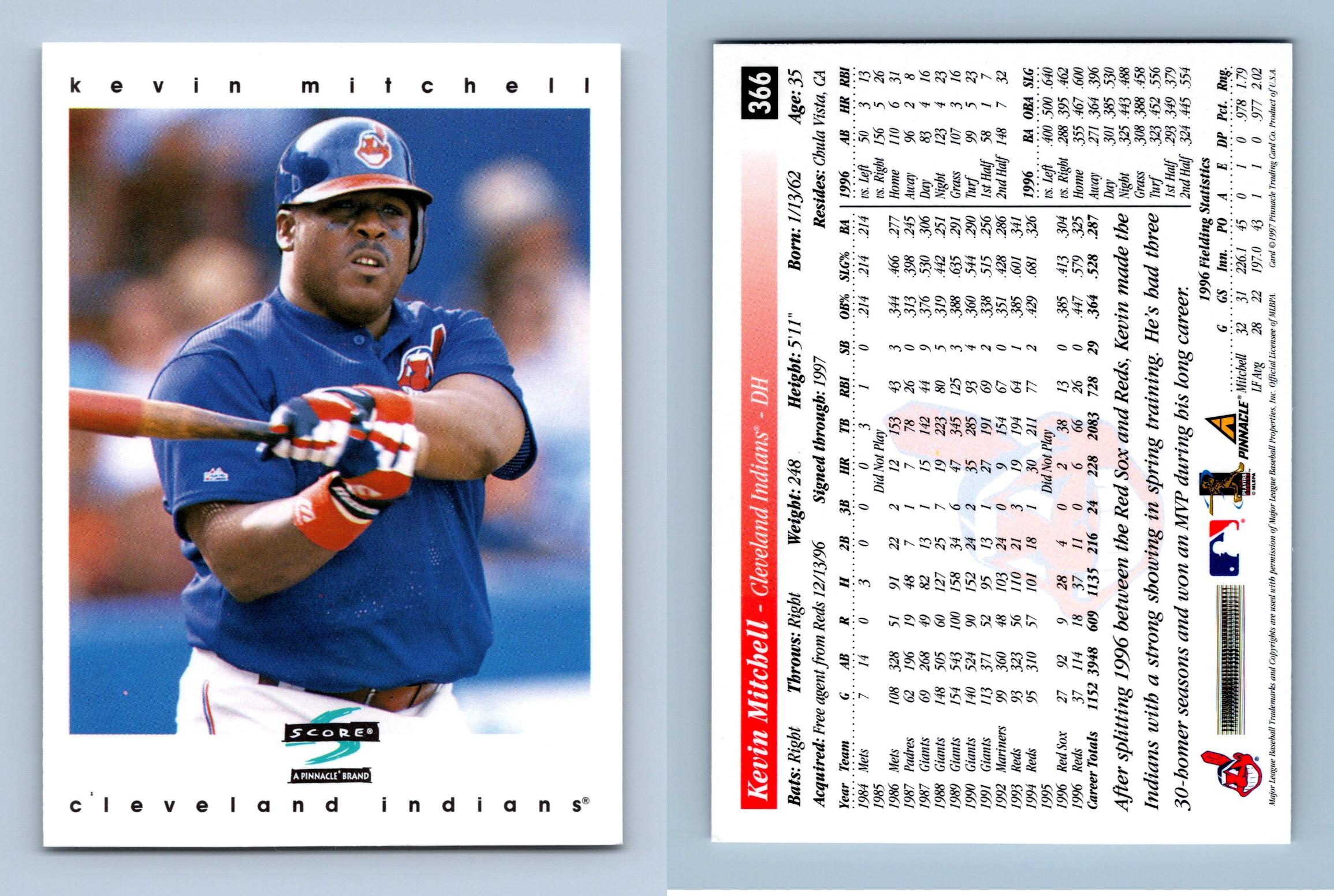 Kevin Mitchell Baseball Trading Cards