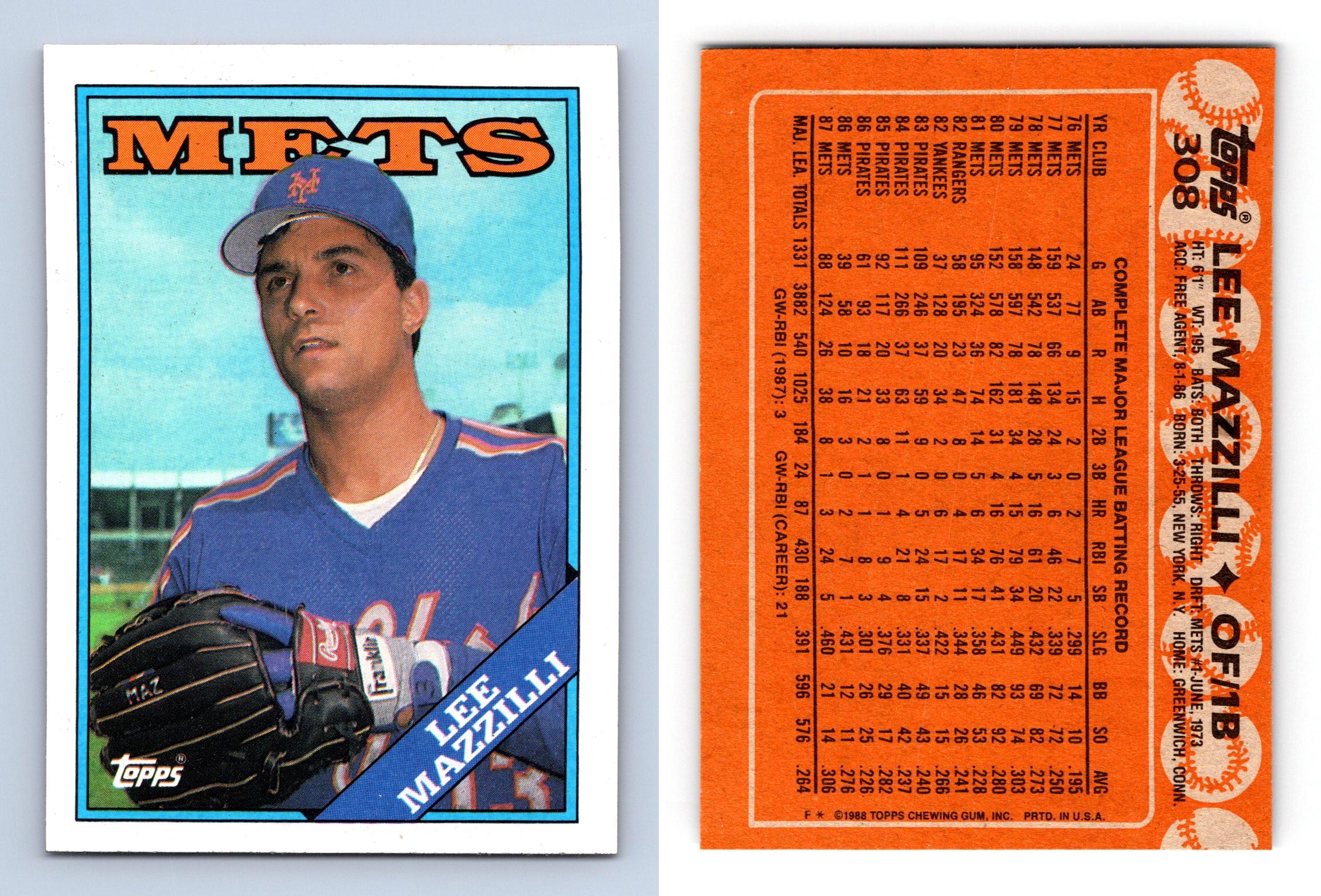 Lee Mazzilli Baseball Cards