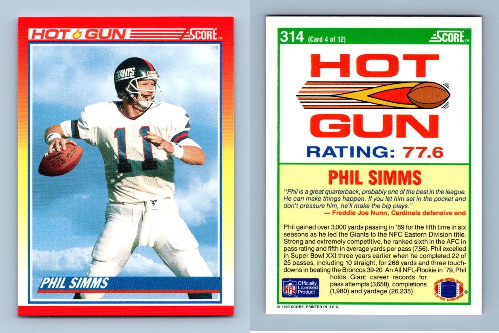 1990 nfl pro set phil simms