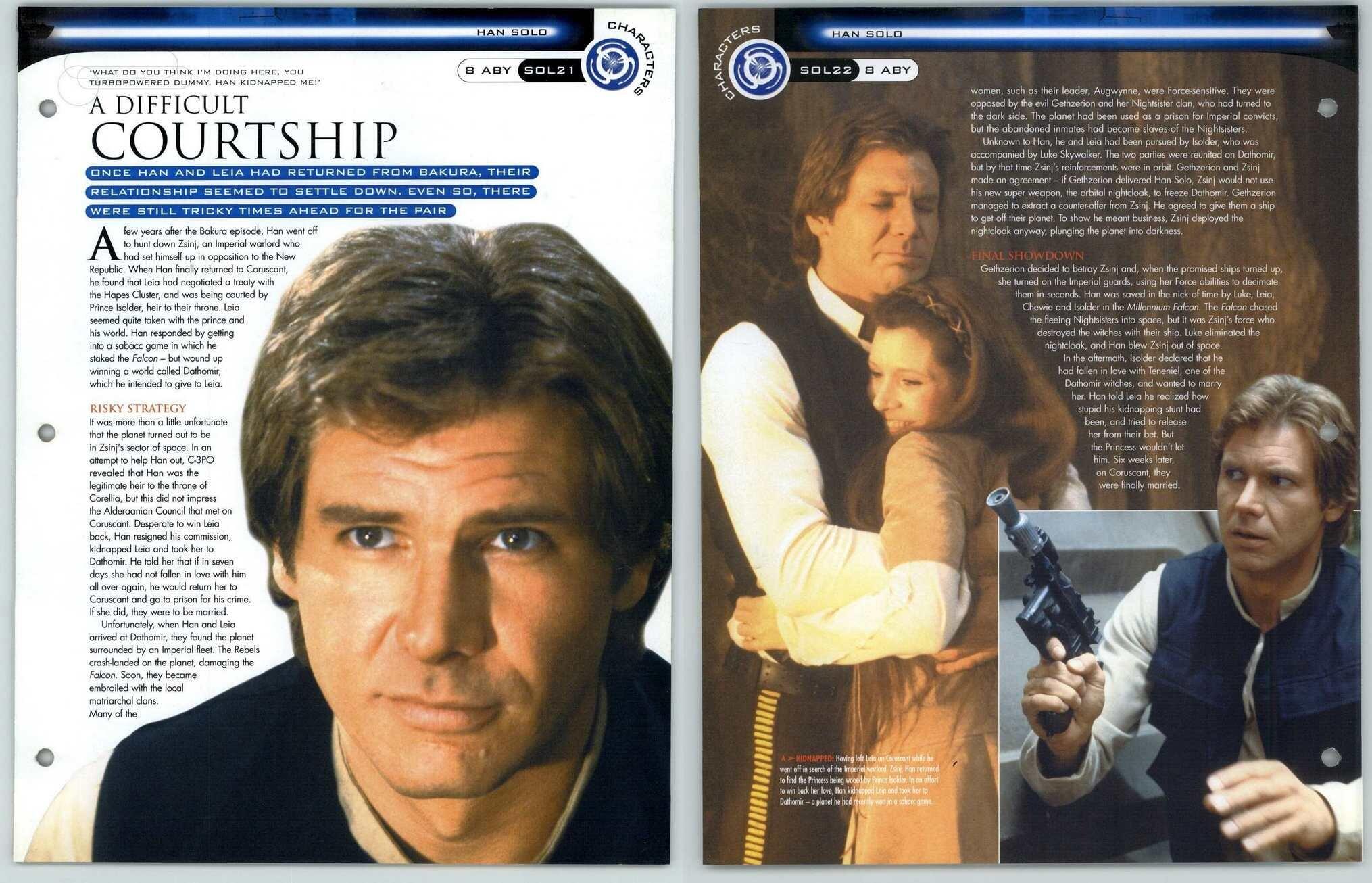 Difficult Courtship SOL21 22 Han Solo Characters Star Wars