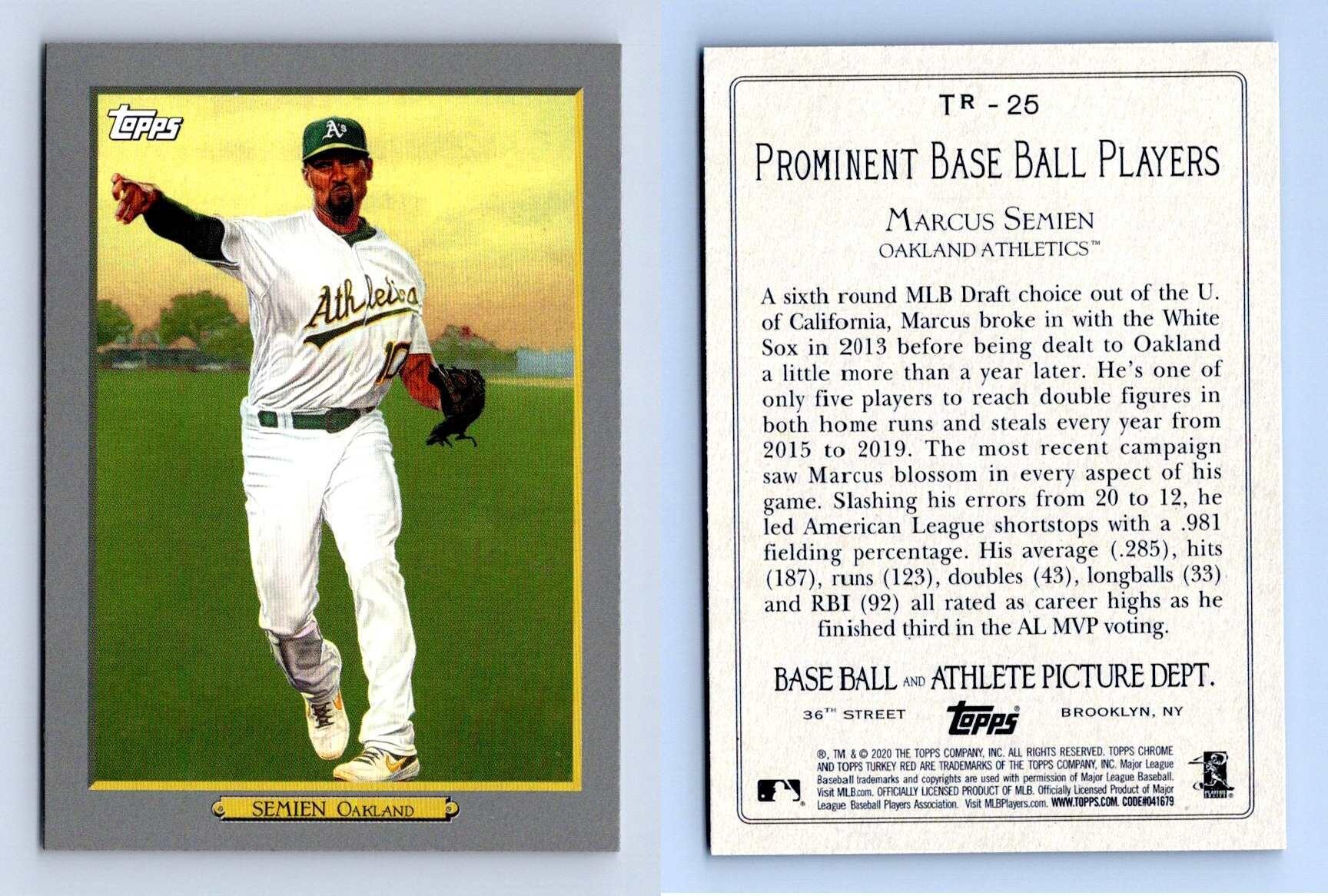 Marcus Semien 2022 TOPPS HERITAGE Baseball Card in MINT condition
