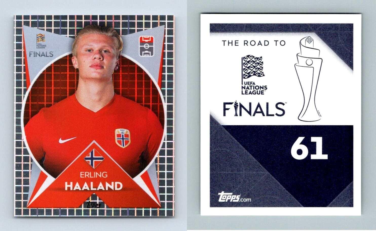 Erling Haaland #61 Road To UEFA Nations League Finals 2022 Sticker