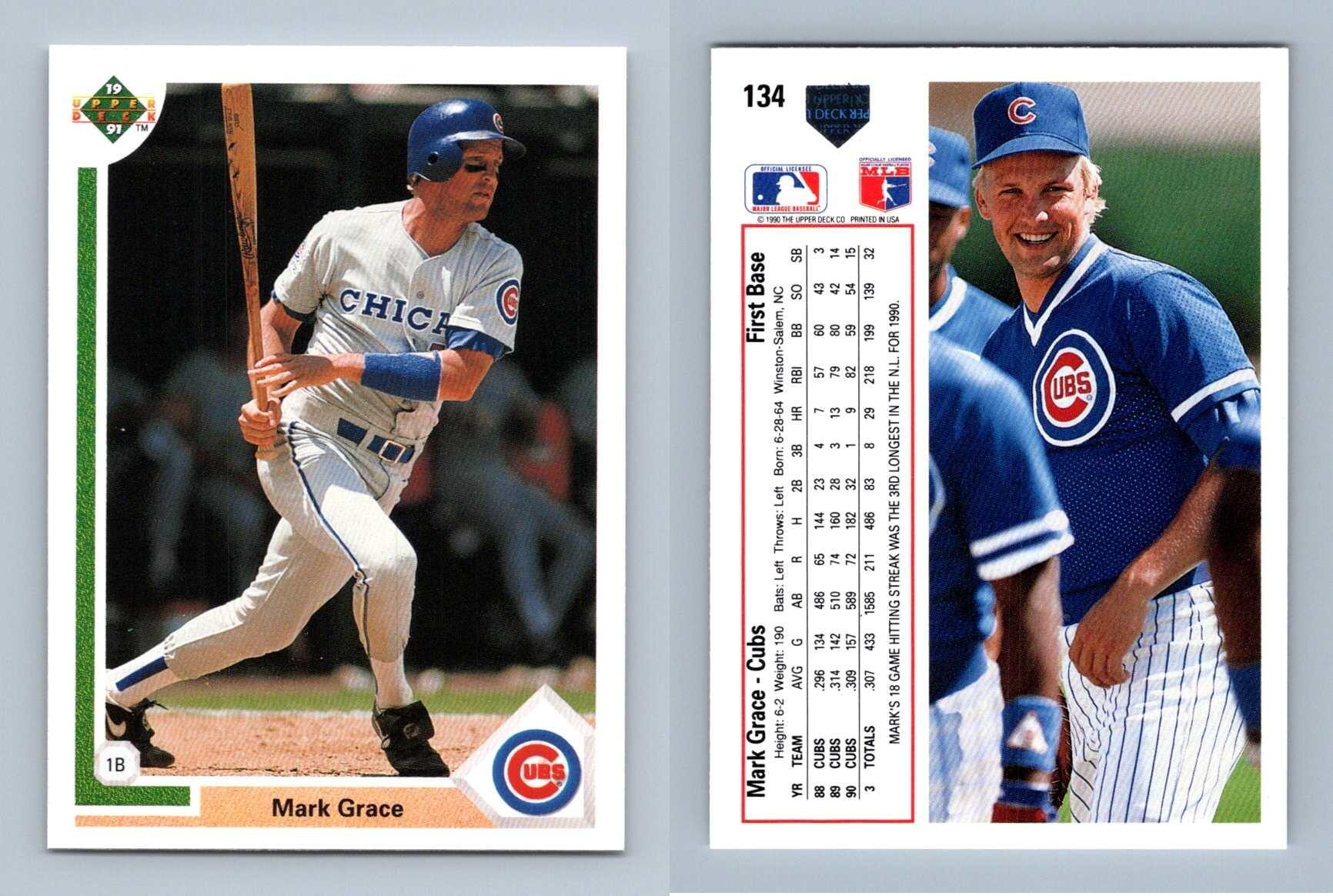 Topps Mark Grace Baseball Trading Cards