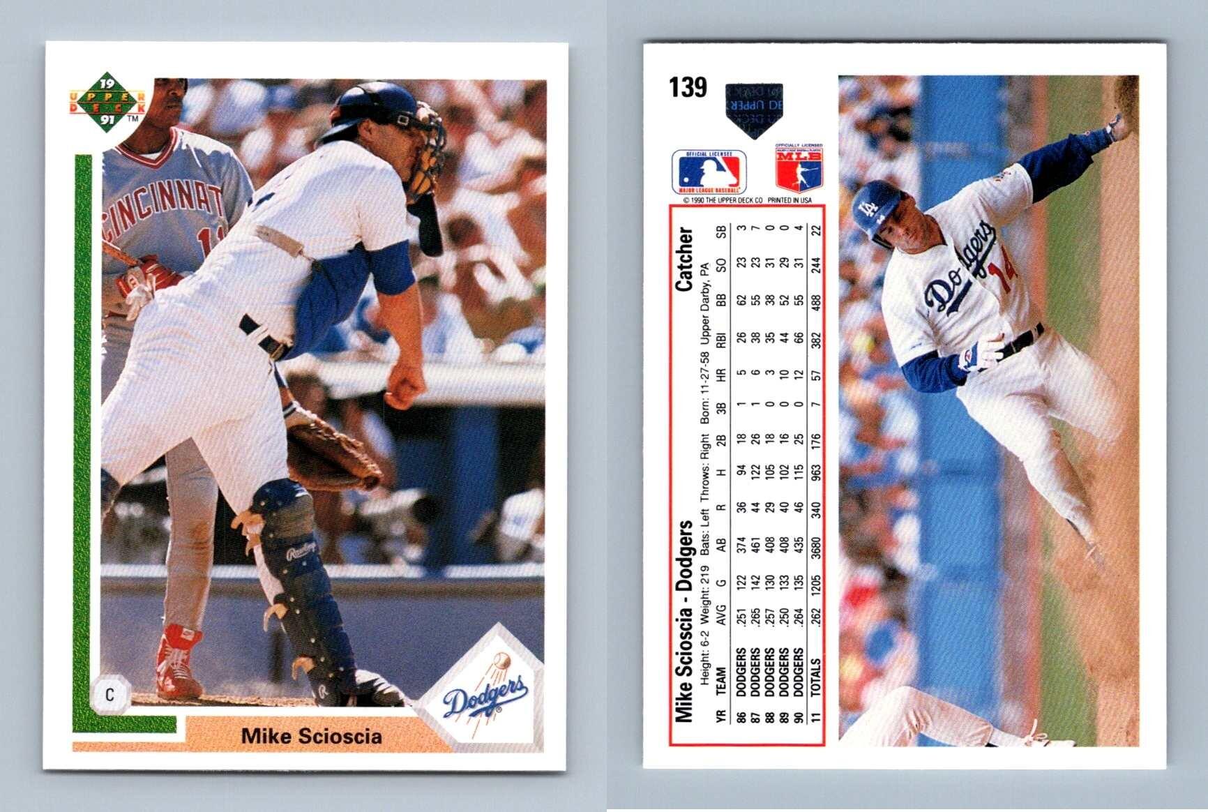 Mike Scioscia Baseball Cards