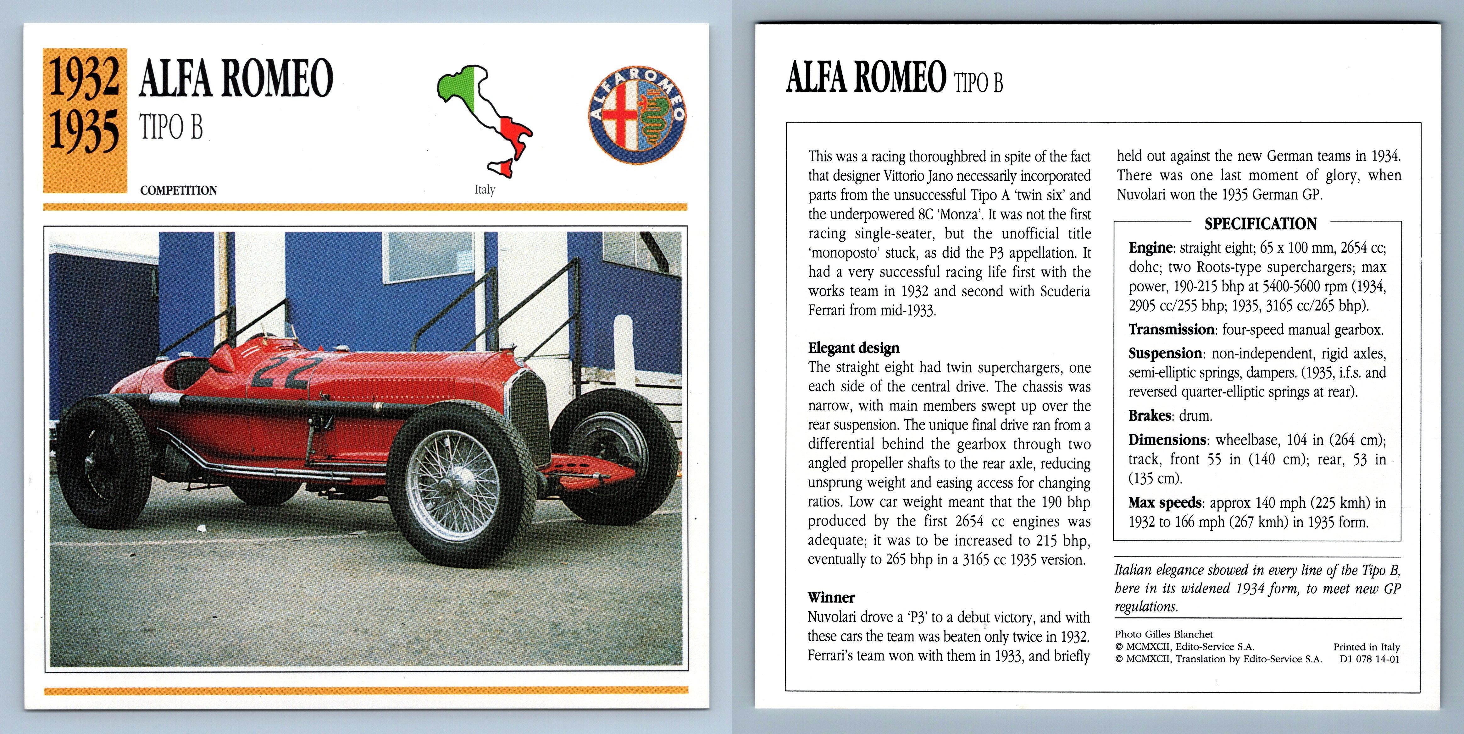 Parts Service - Alfa Romeo Owners Club