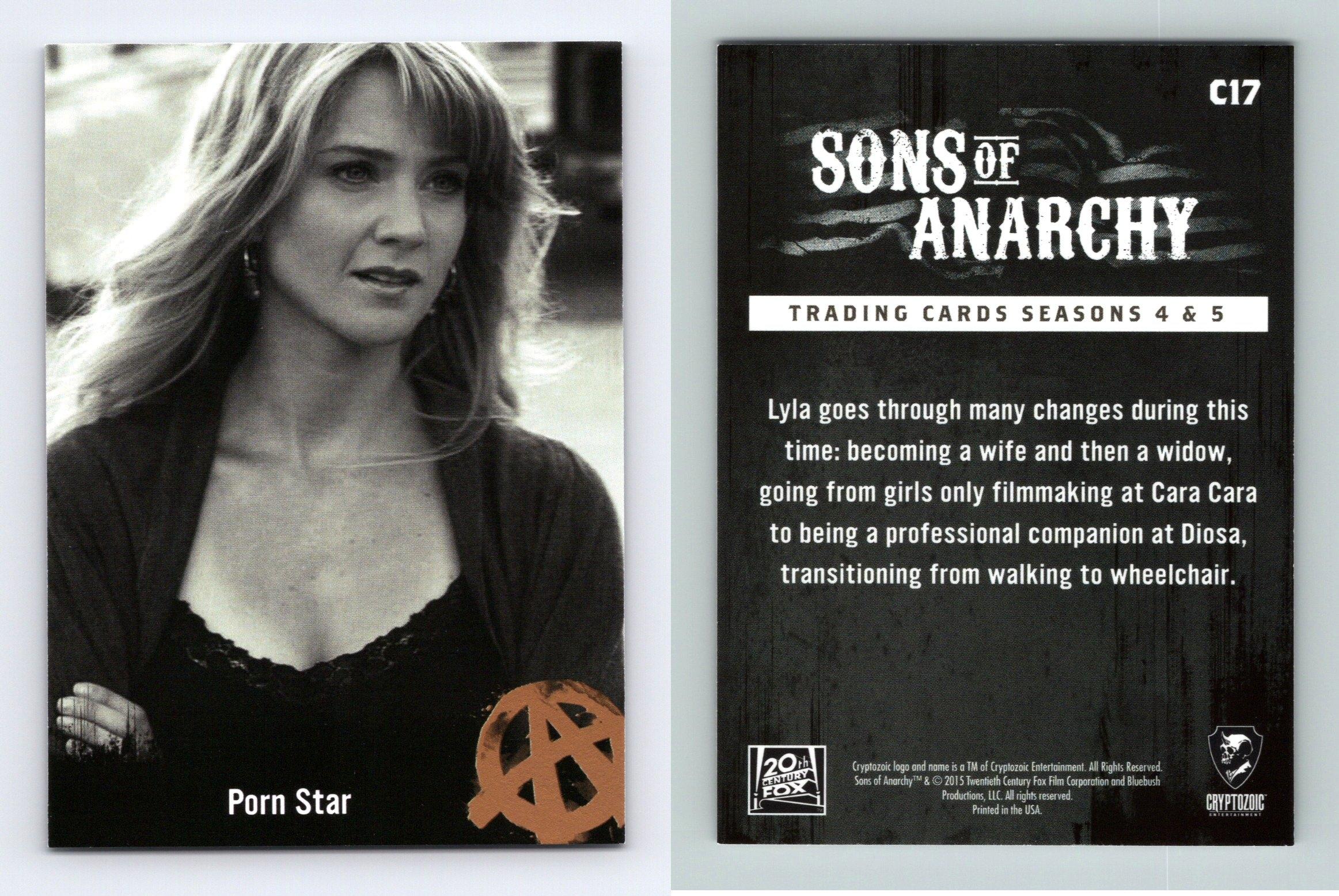 Sons Of Anarchy Porn Captions - Porn Star #C17 Sons Of Anarchy Season 4 & 5 Cryptozoic 2015 Character Bios  Card