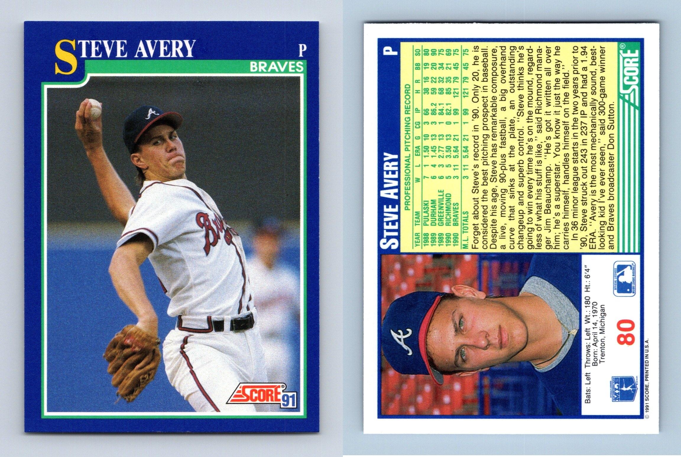 Steve Avery Baseball Cards