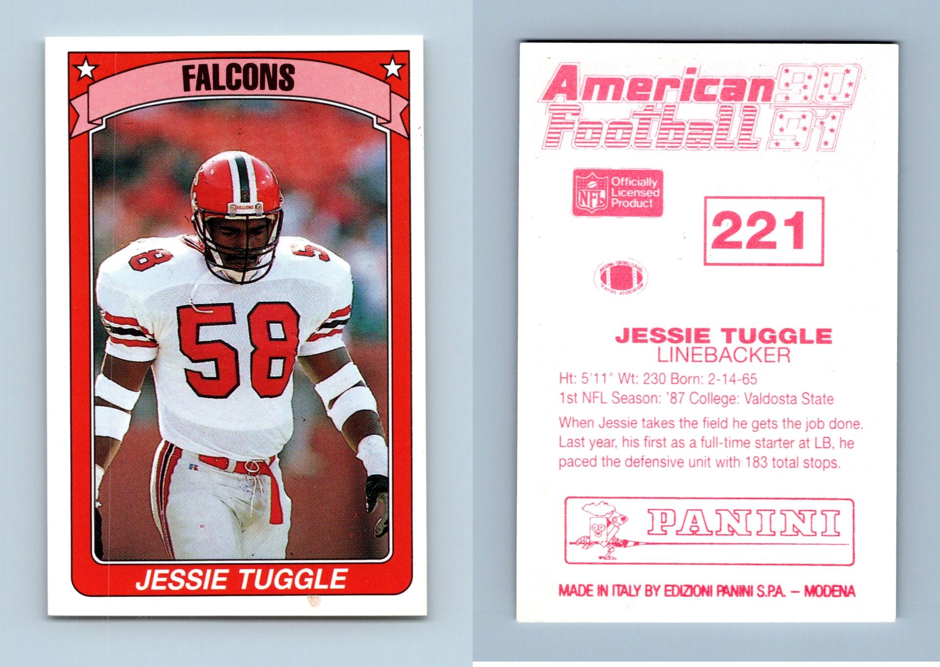 Jessie Tuggle - Falcons #221 American Football 1990-91 Panini Sticker