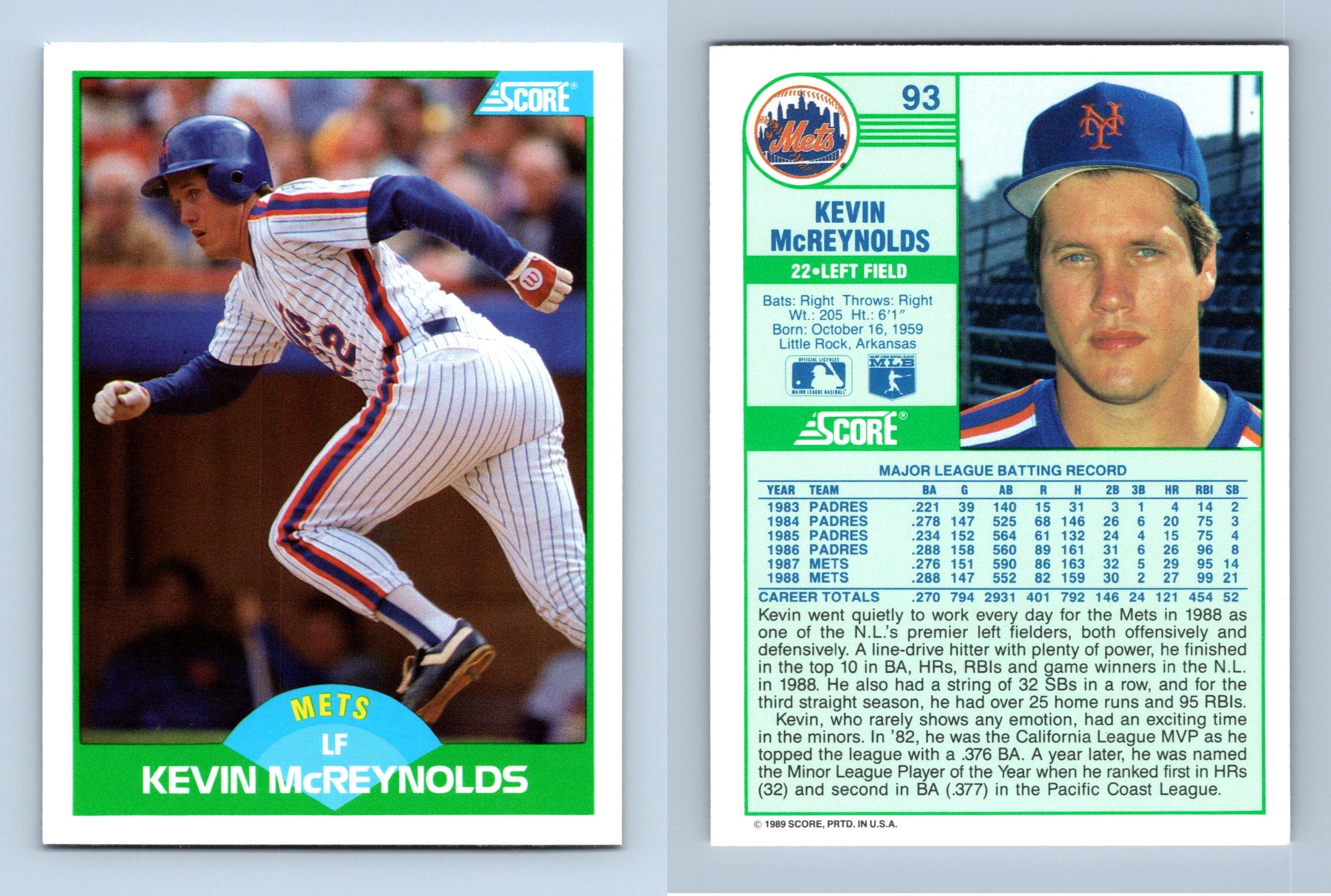 Graig Nettles - Expos #277 Score 1989 Baseball Trading Card